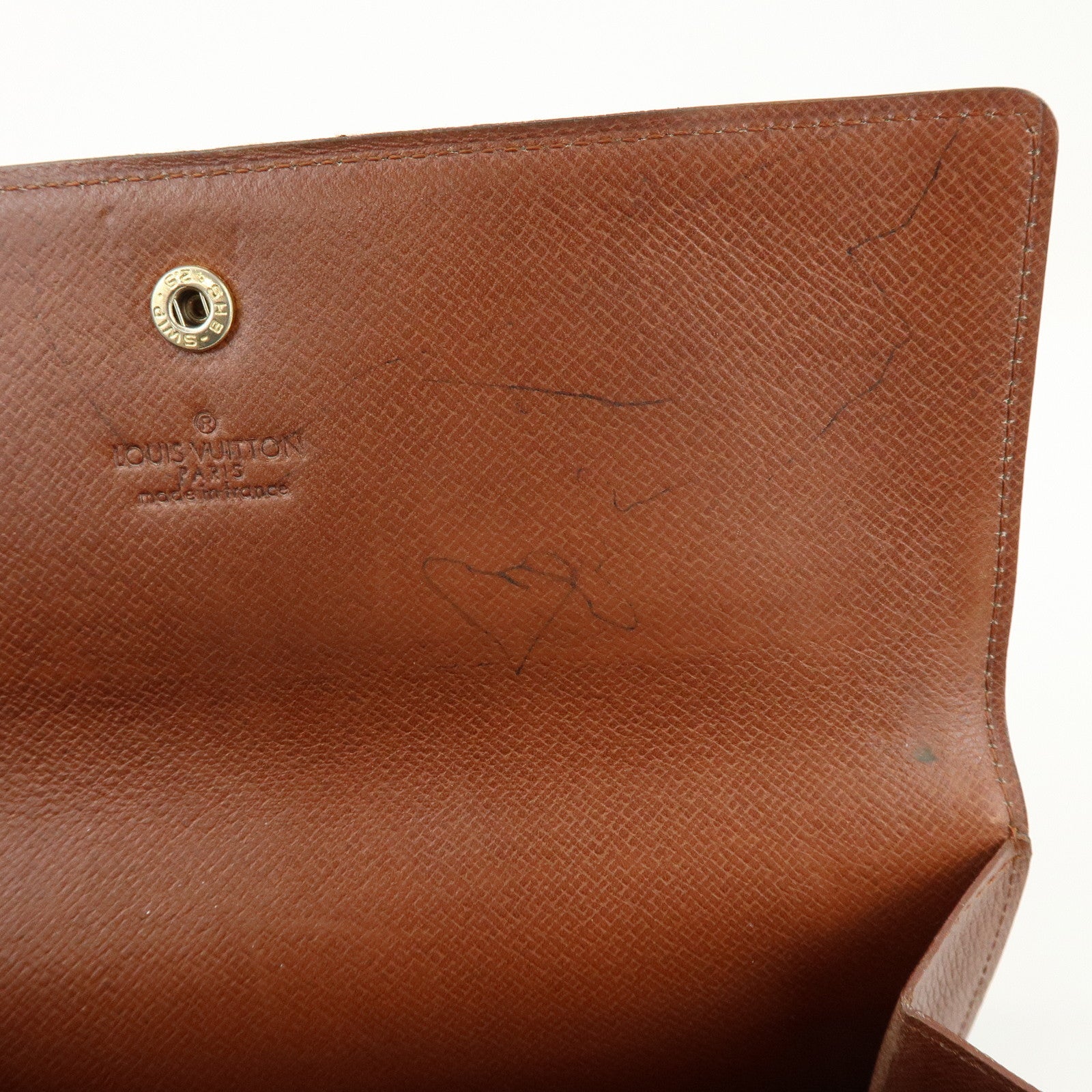 Louis Vuitton Monogram Set of 2 Long Wallets Brown M61727/M61723