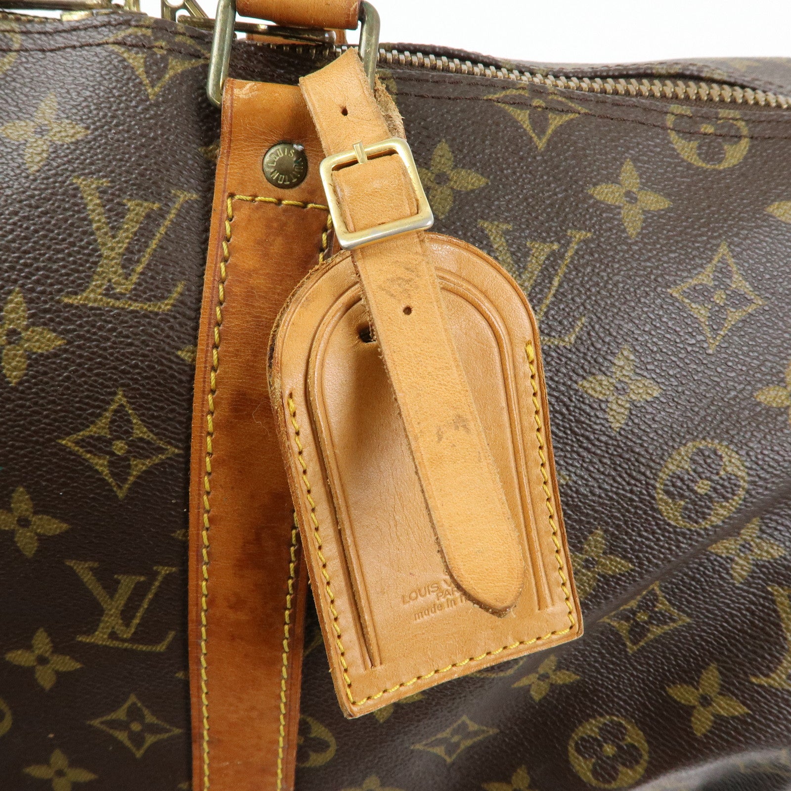 Louis Vuitton Monogram Keep All Bandouliere 50 Boston Bag M41416