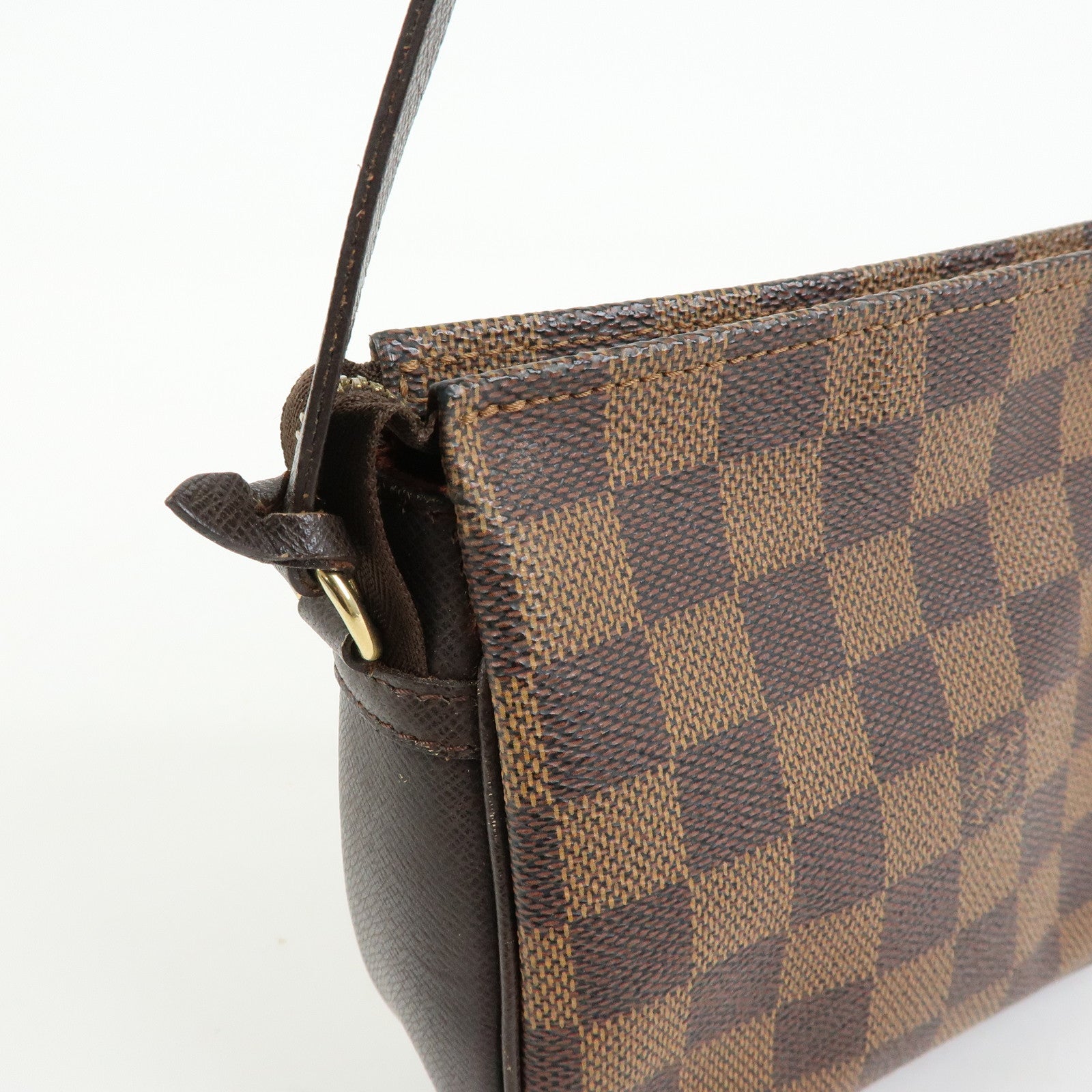 Louis Vuitton Damier Trousse Makeup Accessory Pouch Brown N51982