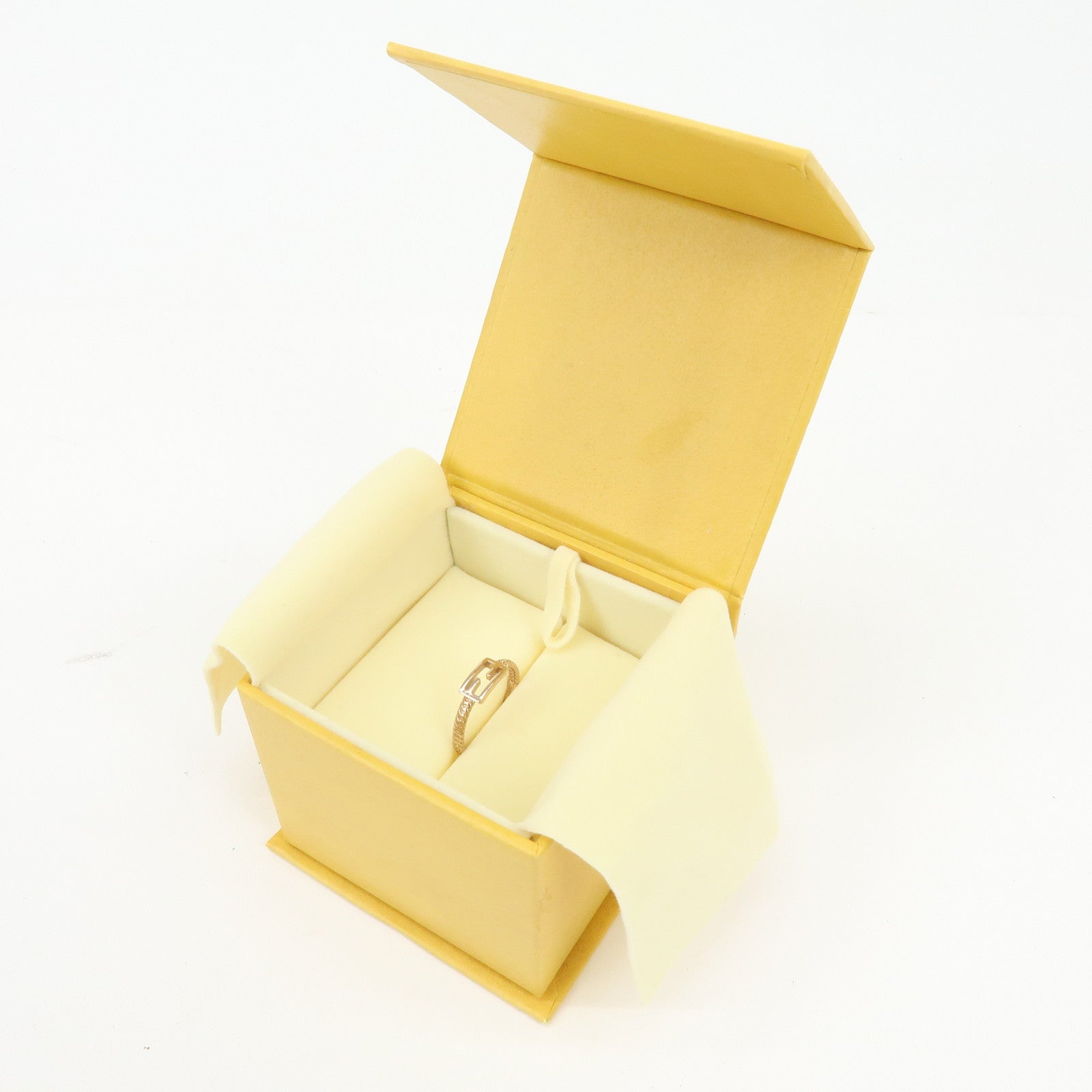 FENDI Baguette Ring M Metal Ring Gold 1A2621