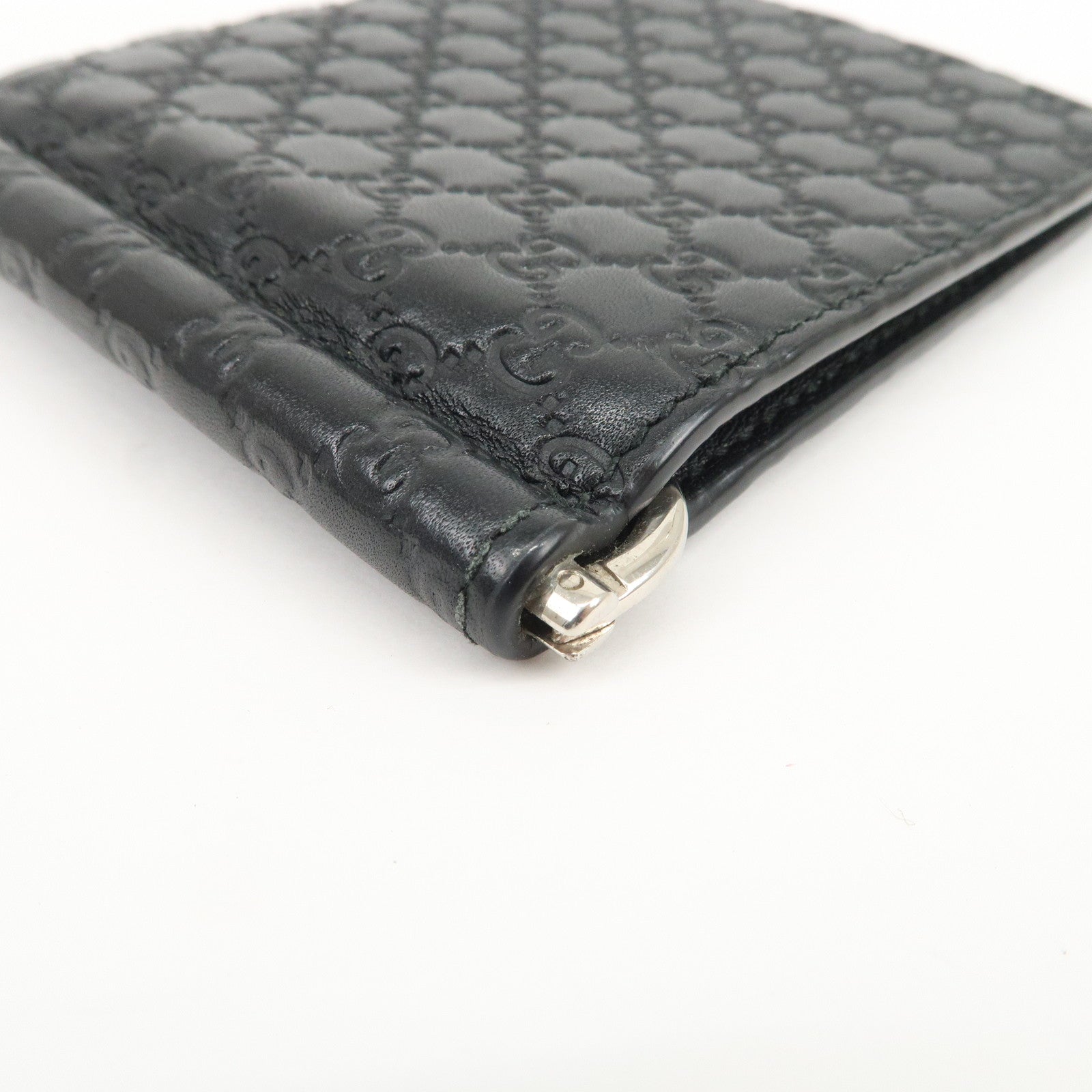 GUCCI Micro Guccissima Leather Bi-fold Wallet Card Case 544478