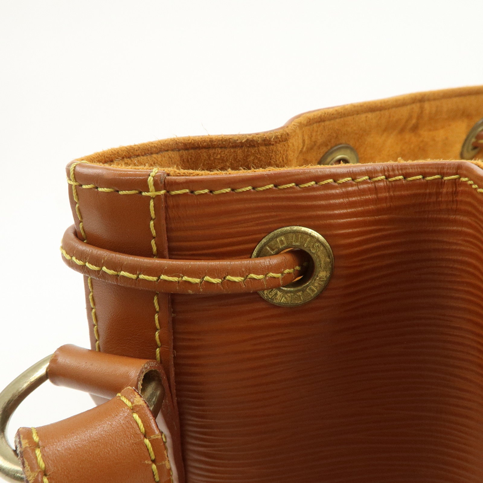 Louis Vuitton Epi Leather Petit Noe Shoulder Bag Zipang Gold M44108