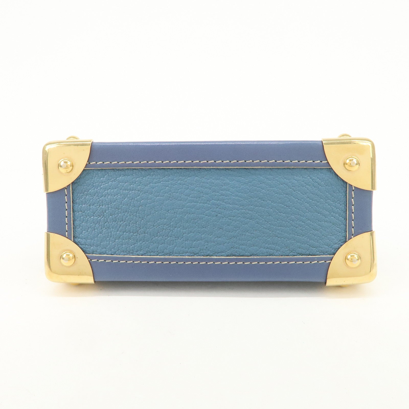 Louis Vuitton Suhari Porte Monnaie Viennois Coin Case Blue M91833