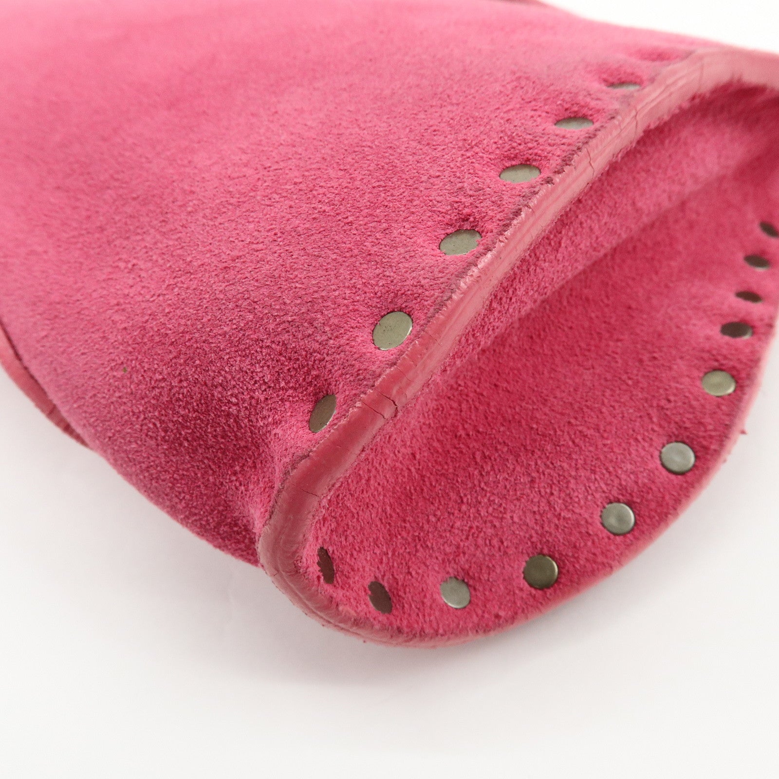 CELINE Suede Paul Bot Bag Shoulder Bag Hand Bag Pink