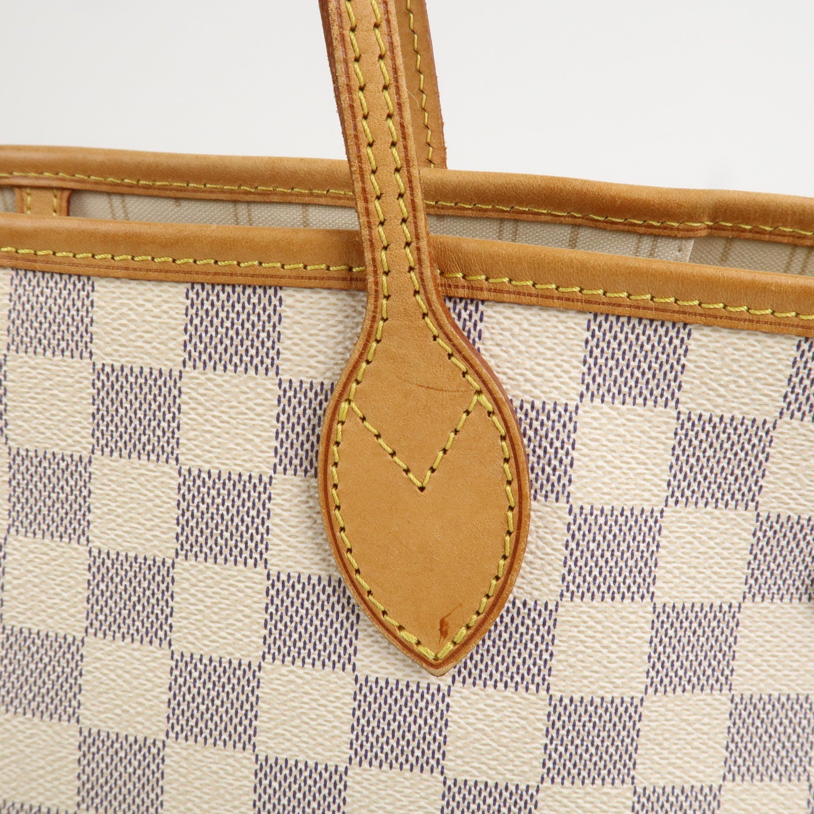 Louis Vuitton Damier Azur Neverfull MM Tote Bag Shoulder Bag N51107