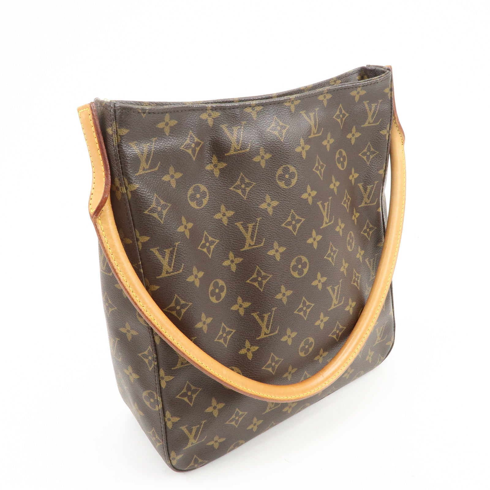 Louis Vuitton Monogram Looping GM Shoulder Bag Brown M51145