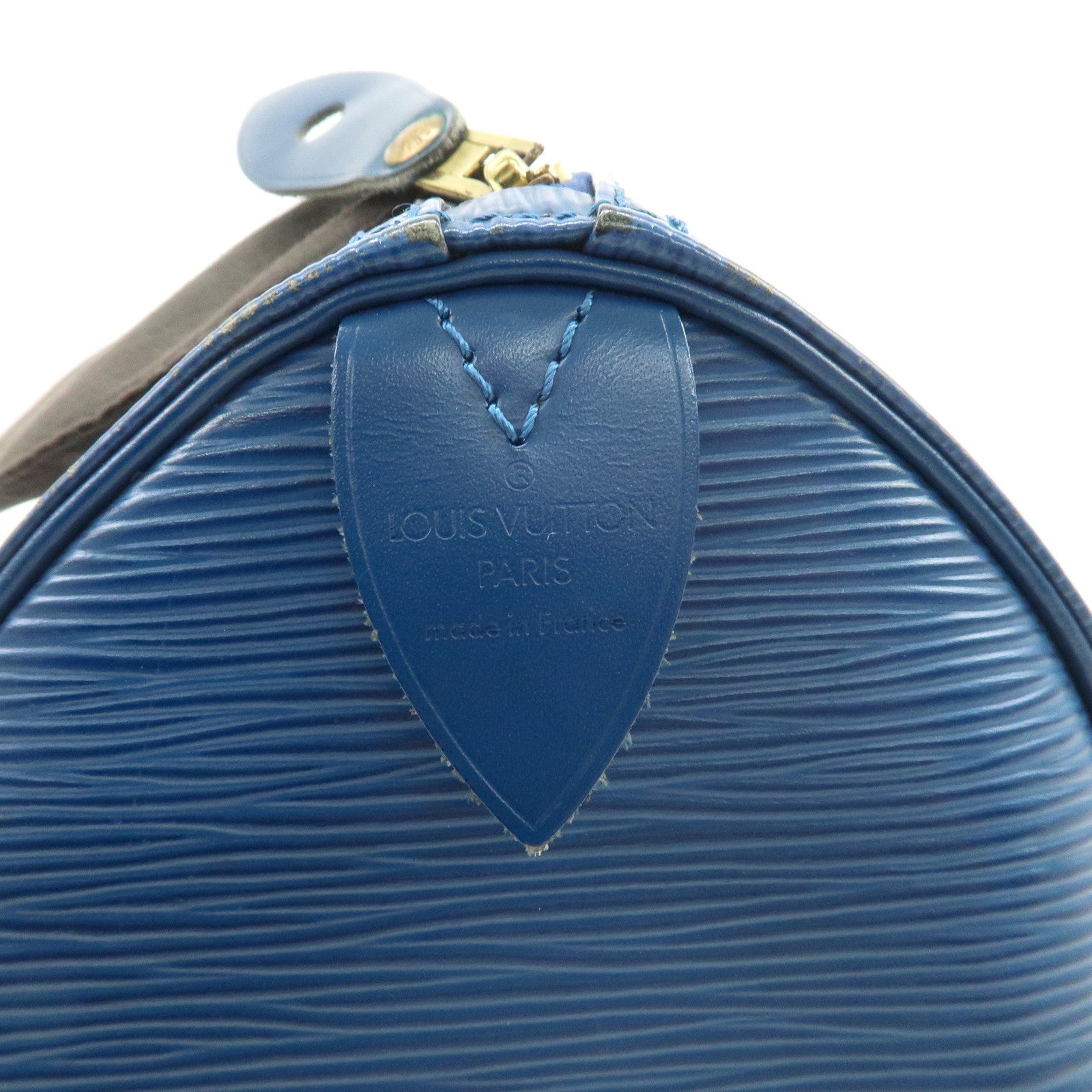 Louis Vuitton Epi Speedy 25 Hand Bag Boston Bag Toledo Blue M43015