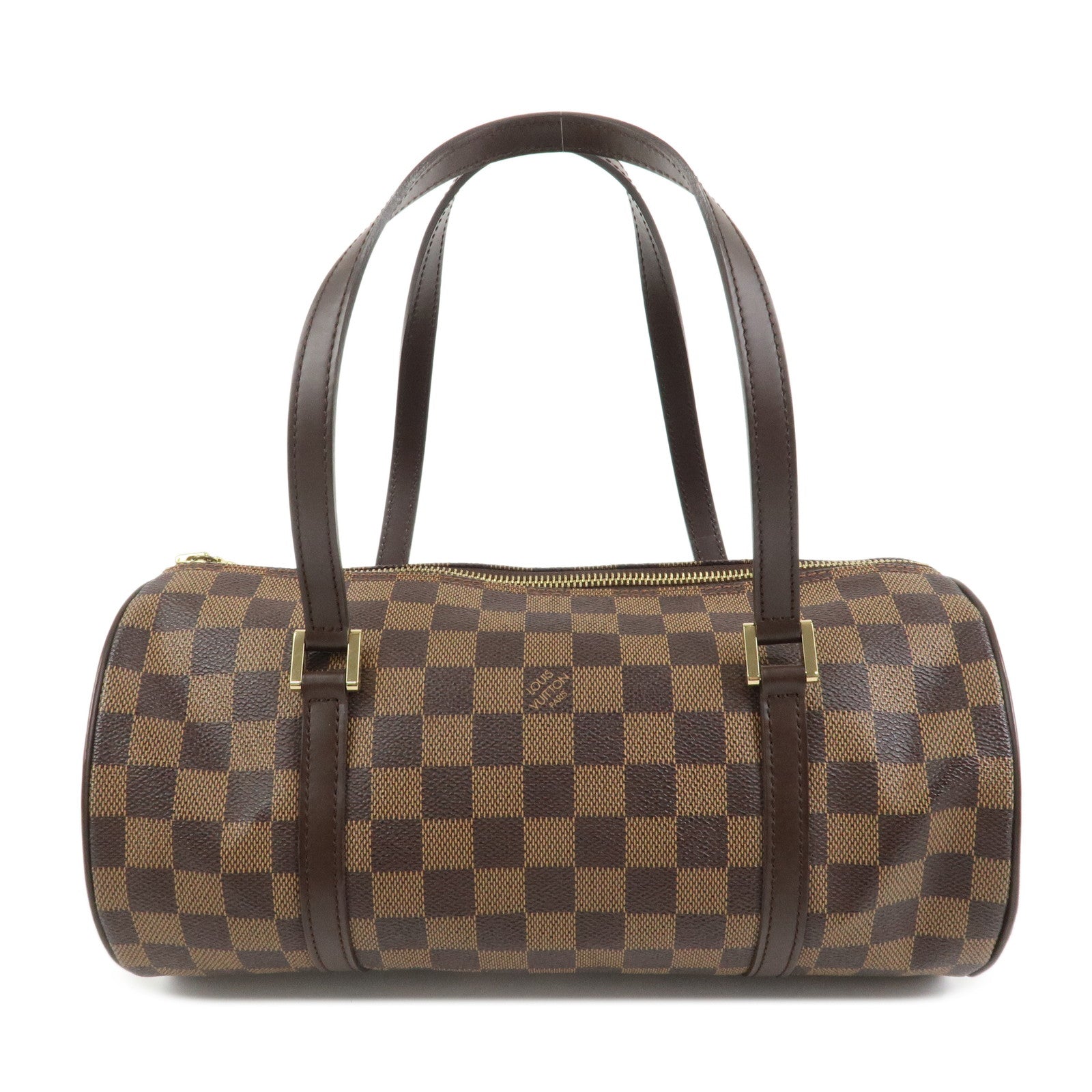 Louis Vuitton Damier Ebene Papillon 30 Hand Bag Brown N51303
