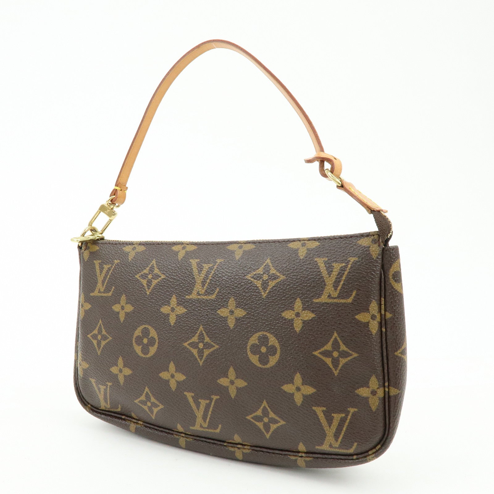 Louis Vuitton Monogram Pochette Accessoires Pouch Hand Bag M51980