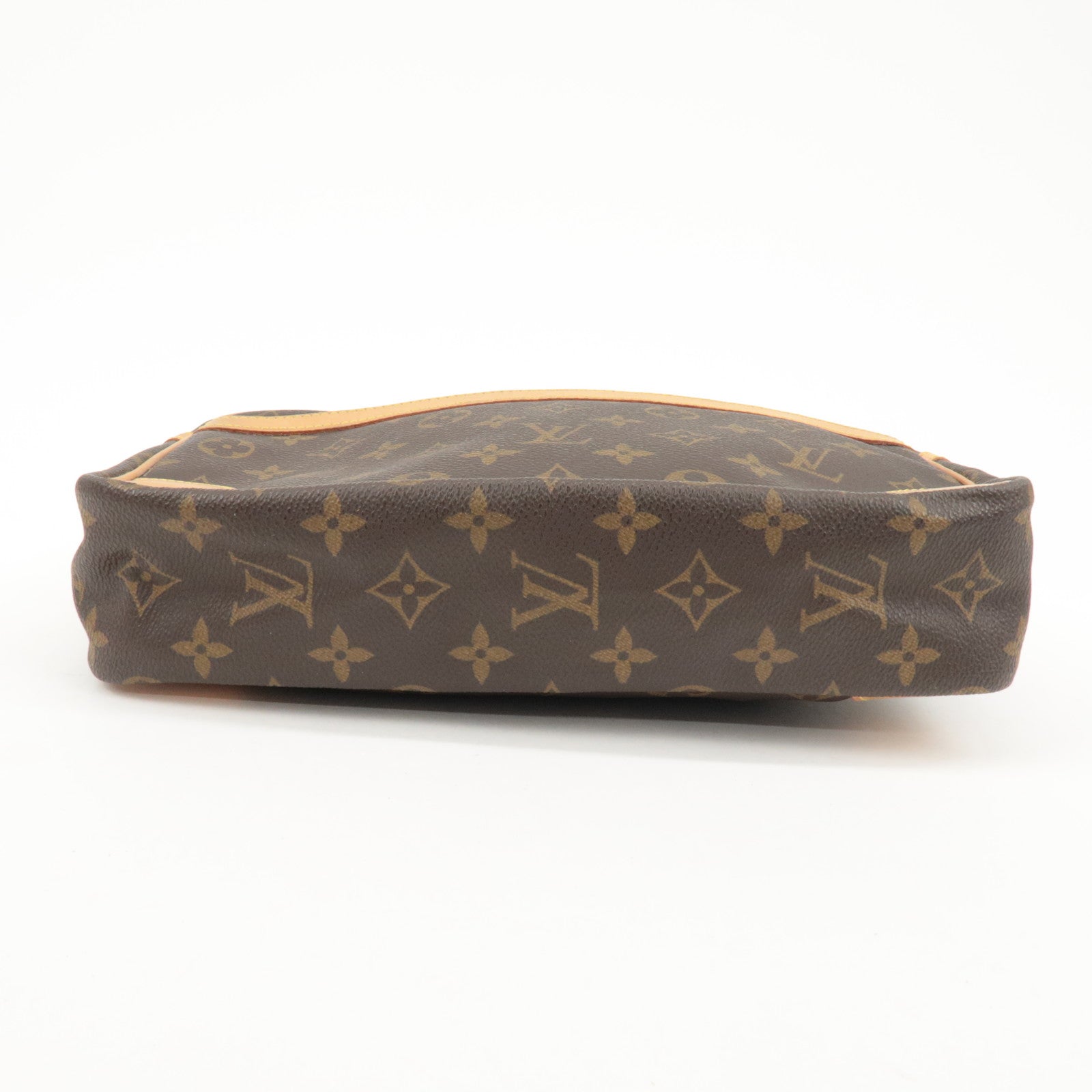 Louis Vuitton Monogram Compiegne 28 Pouch Clutch Bag Brown M51845 Used