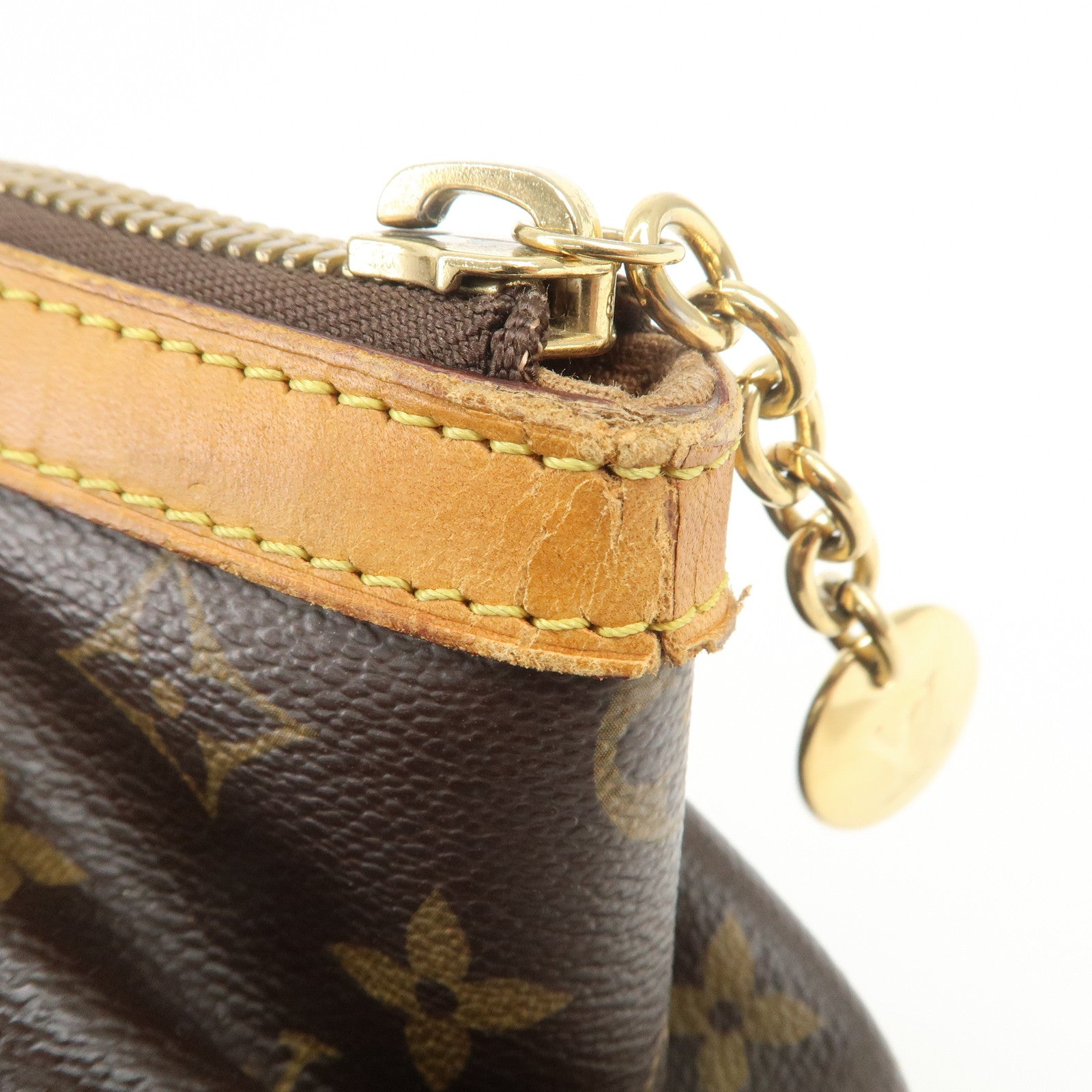 Louis Vuitton Monogram Tivoli PM Hand Bag Shoulder Bag Brown M40143