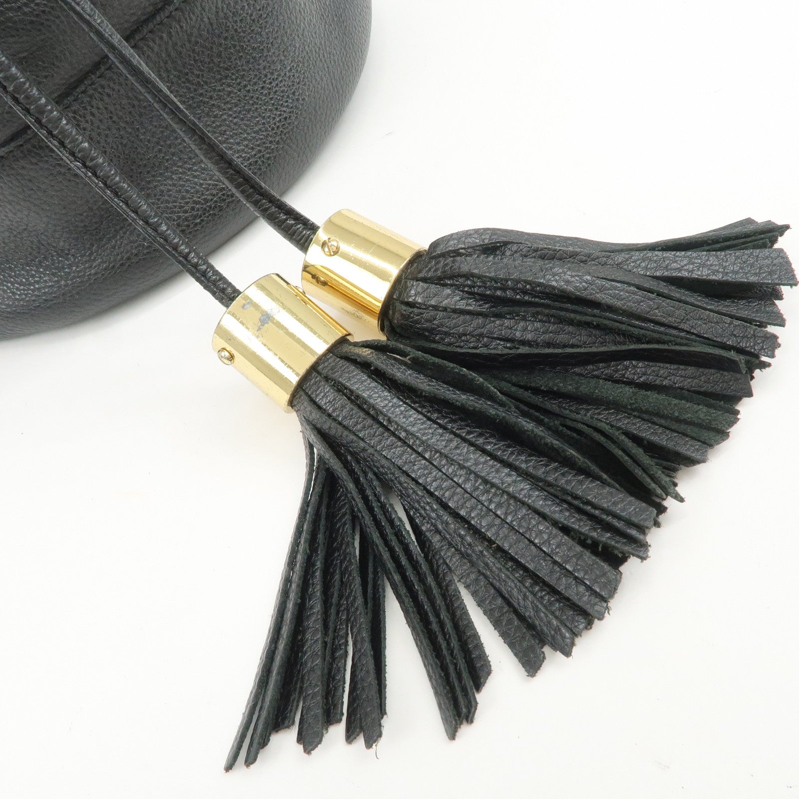 Chloe Vicki Leather Shoulder Bag Hand Bag Black