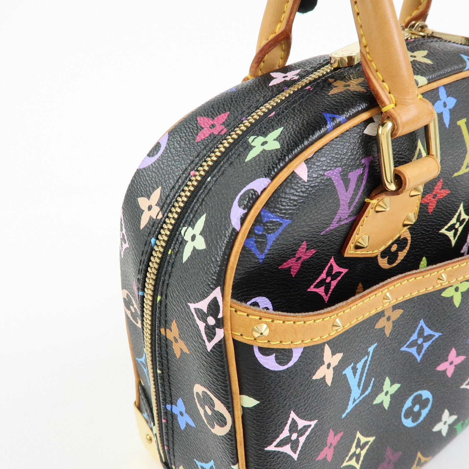 Louis Vuitton Monogram Trouville Multicolor Hand Bag Noir M92662