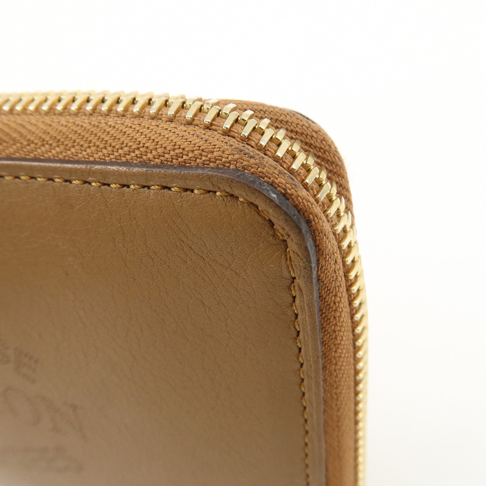 Louis Vuitton Parnassea Portefeuille Leather Round Zippy Wallet M58209 Used