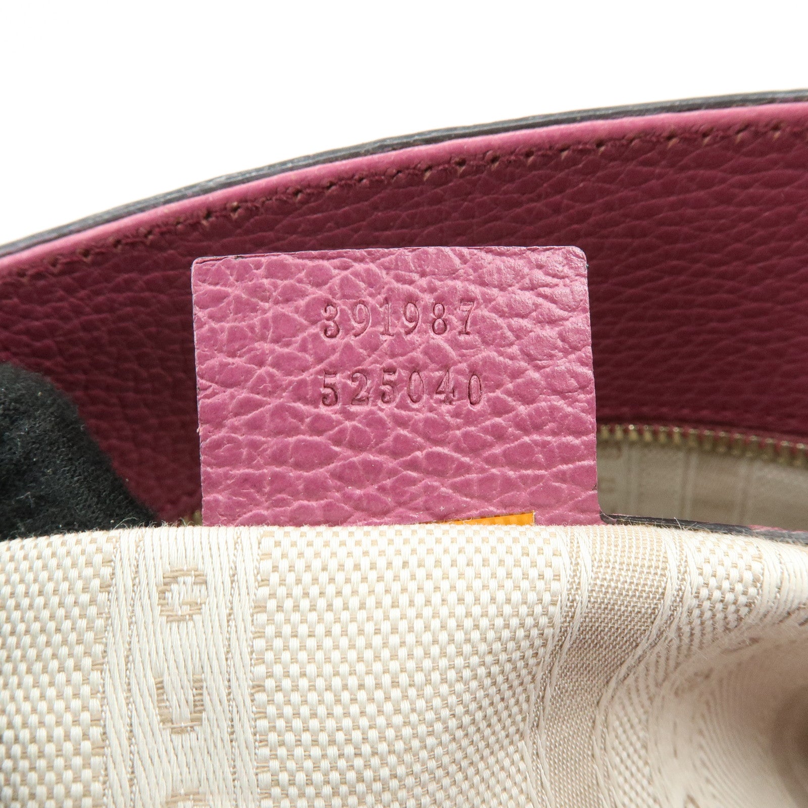 GUCCI Logo Leather 2Way Bag Hand Bag Shoulder Bag Pink 391987