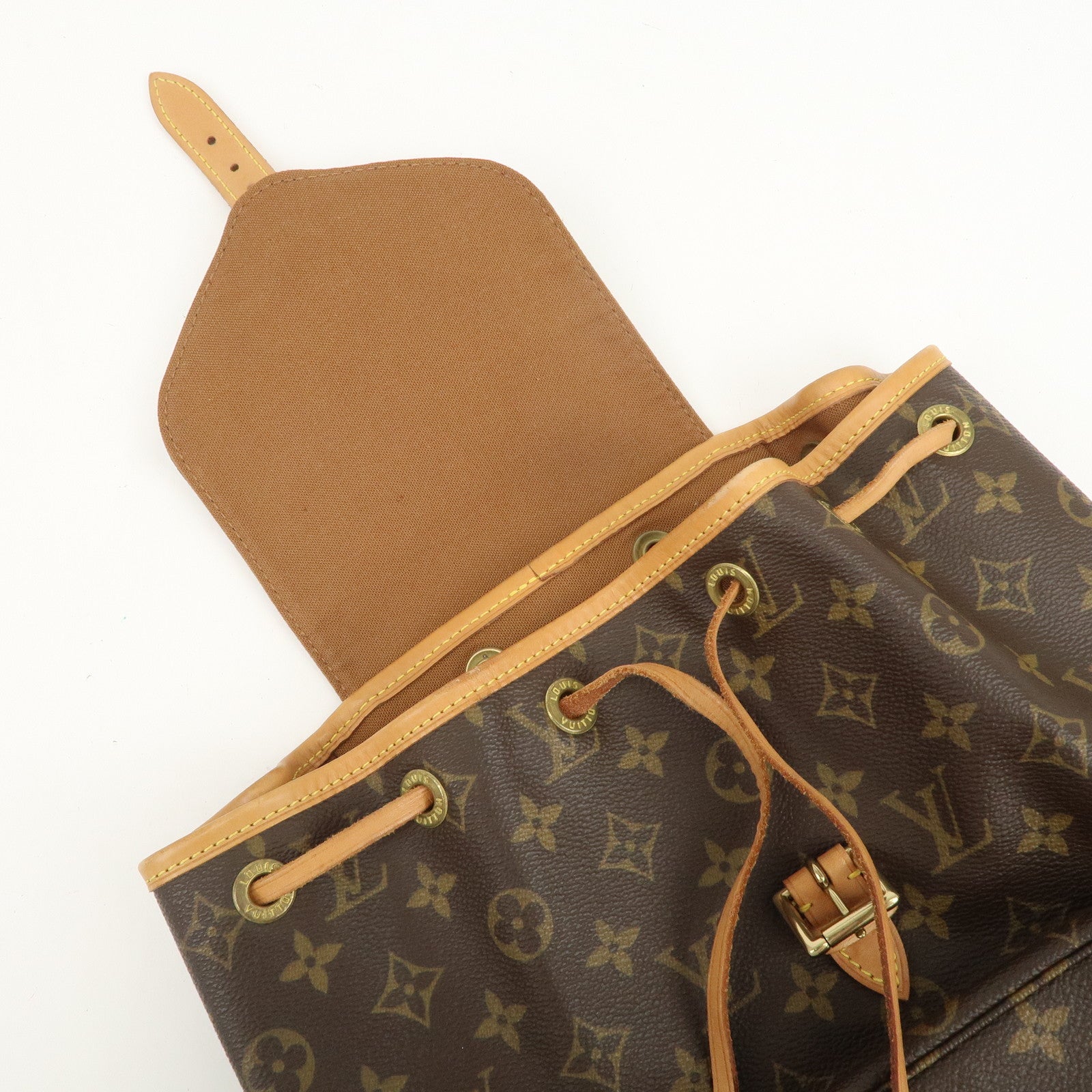 Louis Vuitton Monogram Montsouris MM Backpack Brown M51136
