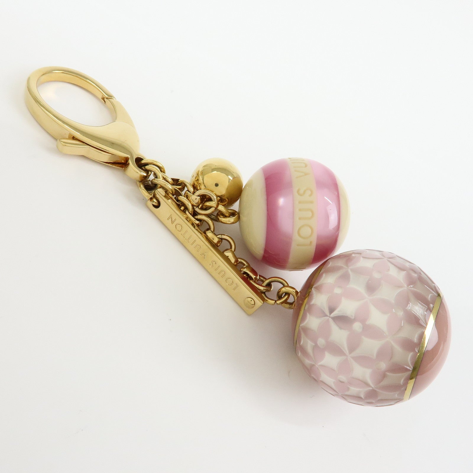 Louis Vuitton Bijou Sac Mini Lin Metal Bag Charm Key Charm M65643