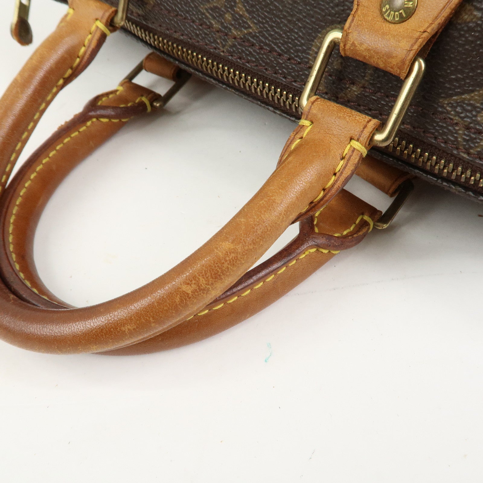 Louis Vuitton Monogram Speedy 25 Boston Bag Hand Bag Brown M41528