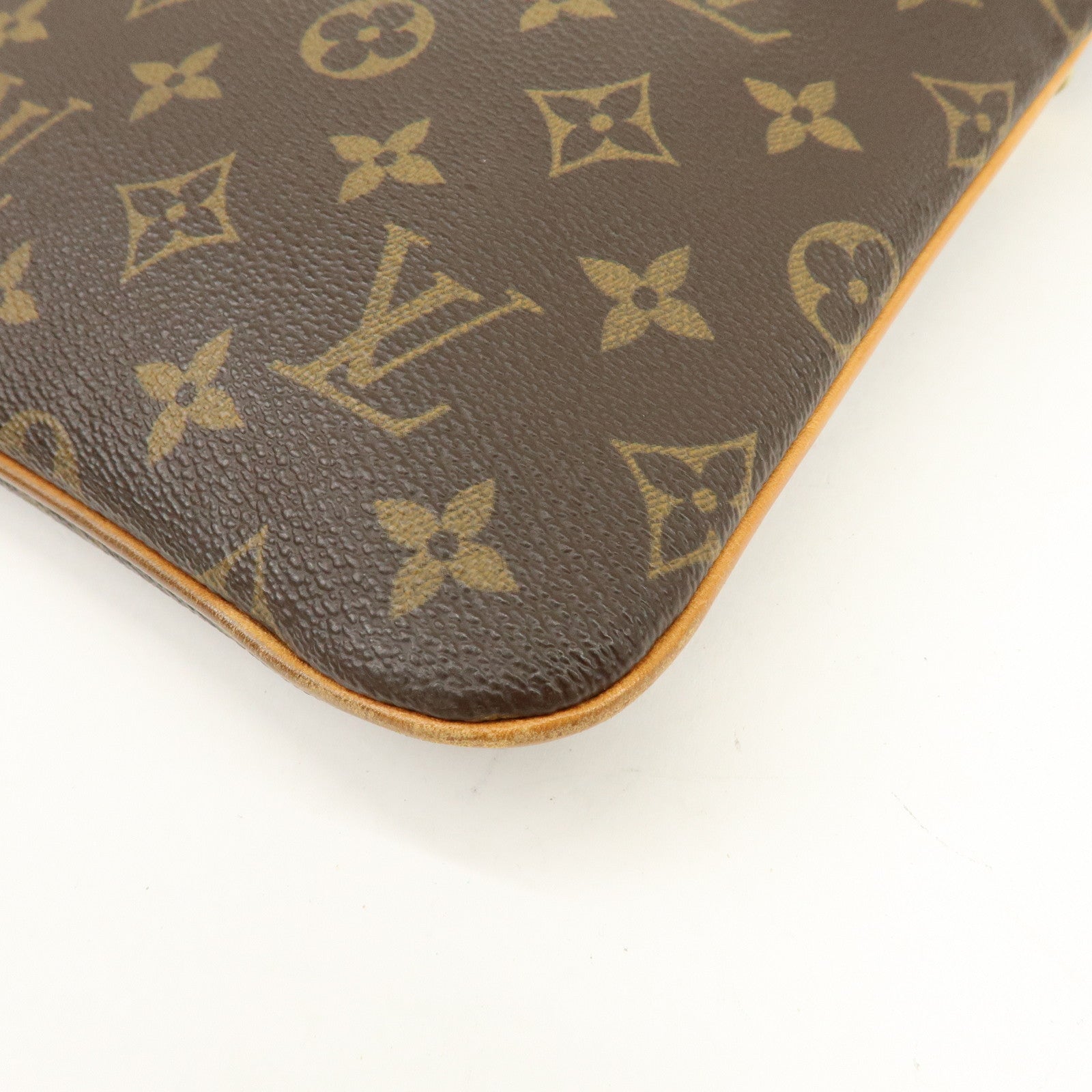 Louis Vuitton Monogram Pochette Valmy Shoulder Bag Brown M40524