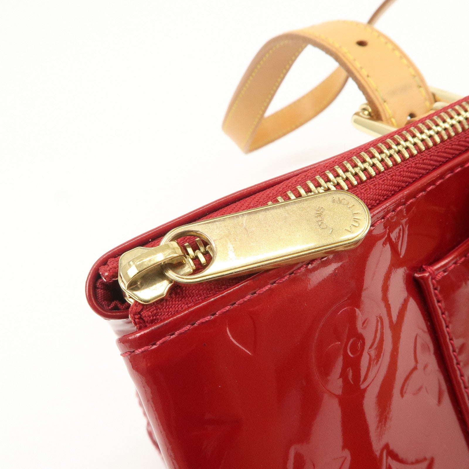 Louis Vuitton Vernis Rosewood Avenue Hand Bag Pomme D'Amour M93507
