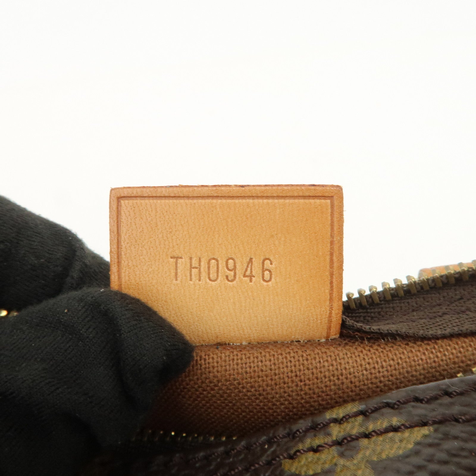 Louis Vuitton Monogram Mini Speedy Hand Bag Boston Bag Brown M41534
