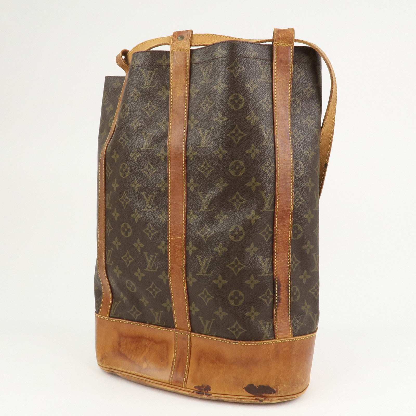 Louis Vuitton Monogram Randonnee GM Shoulder Bag Brown M42244