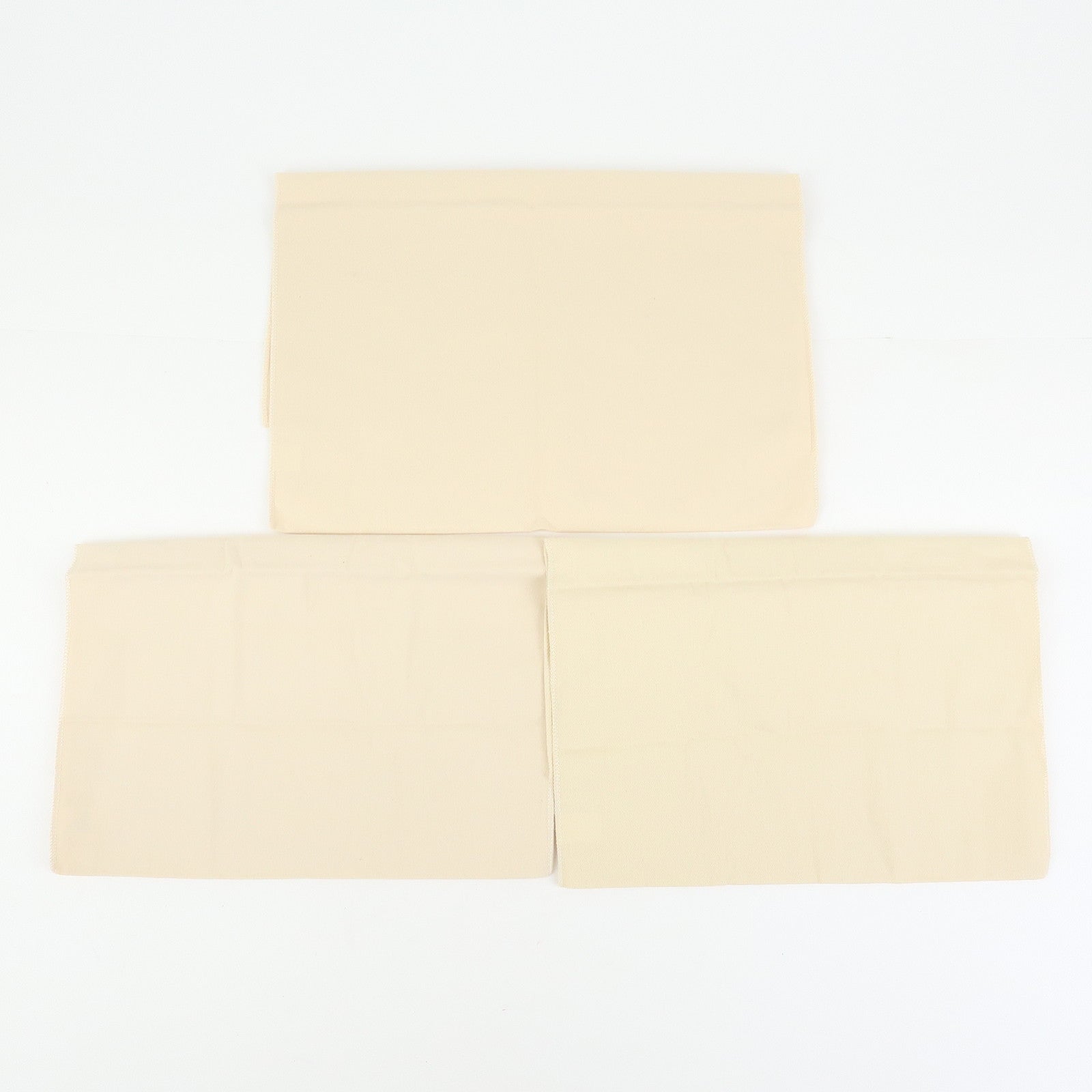 Louis Vuitton Set of 16 Dust Bag Storage Bag Flap Style Beige