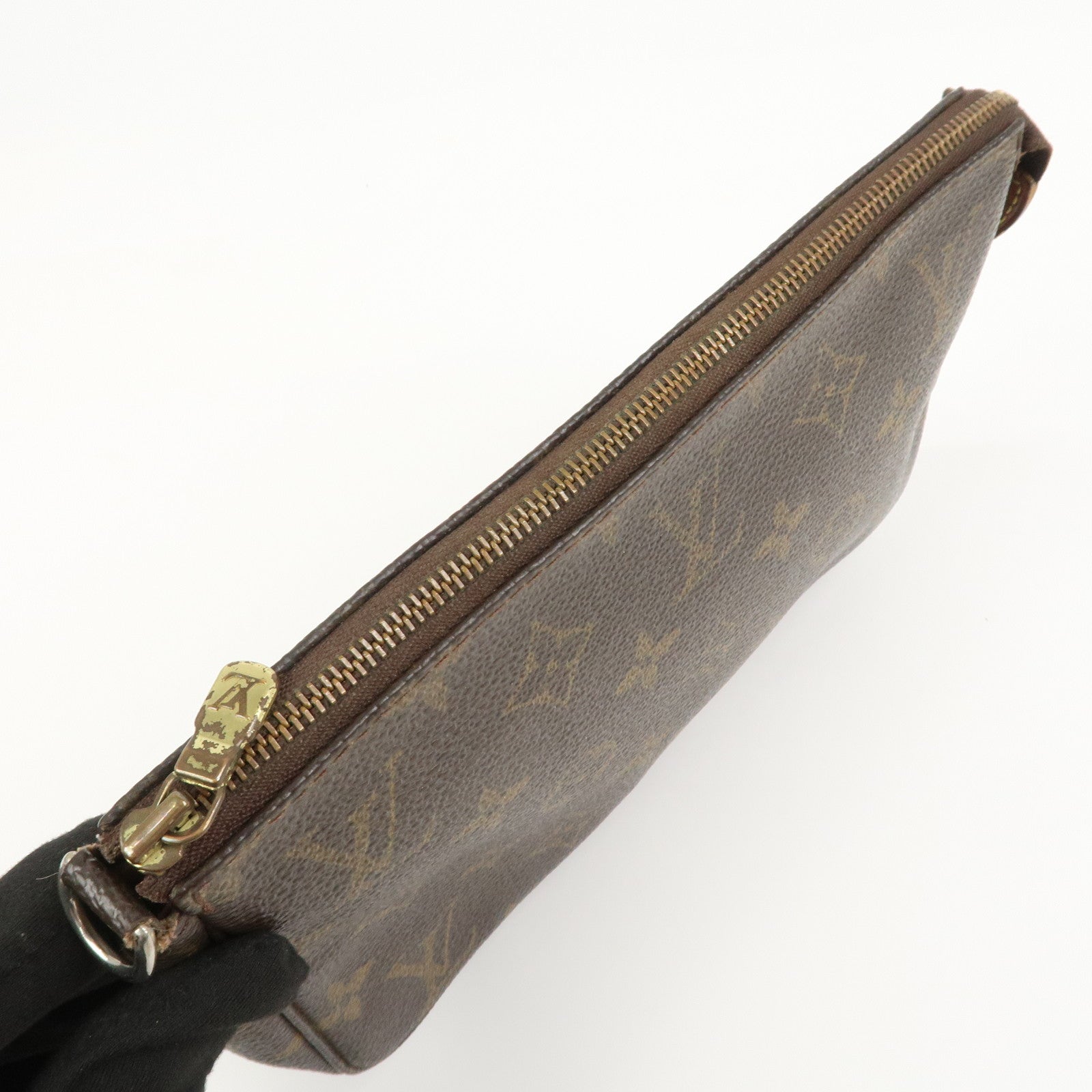 Louis Vuitton Monogram Pochette Accessoires Pouch Hand Bag M51980