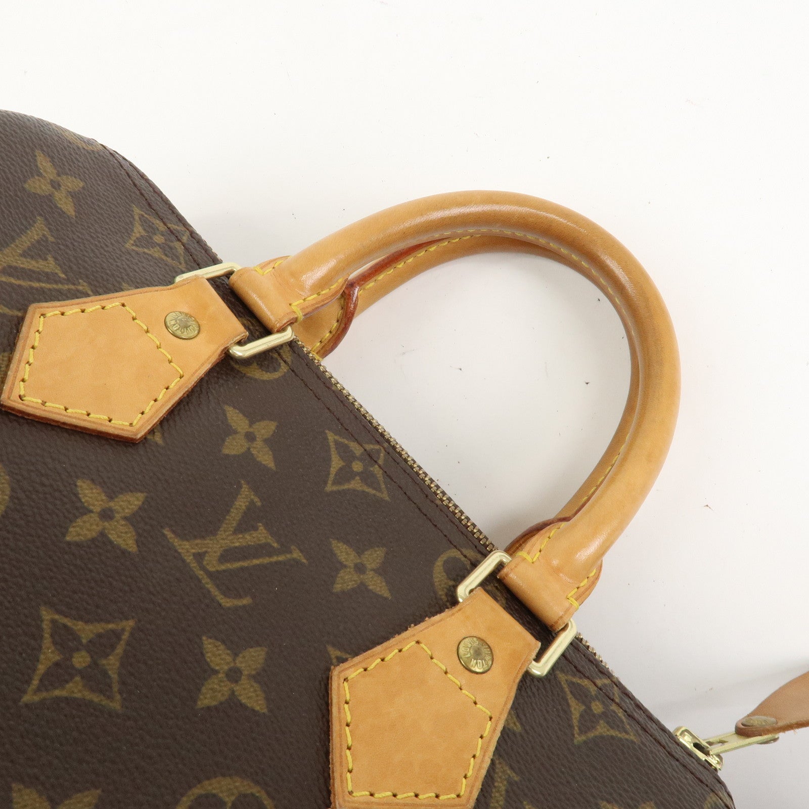 Louis Vuitton Monogram Speedy 25 Boston Bag Hand Bag Brown M41528