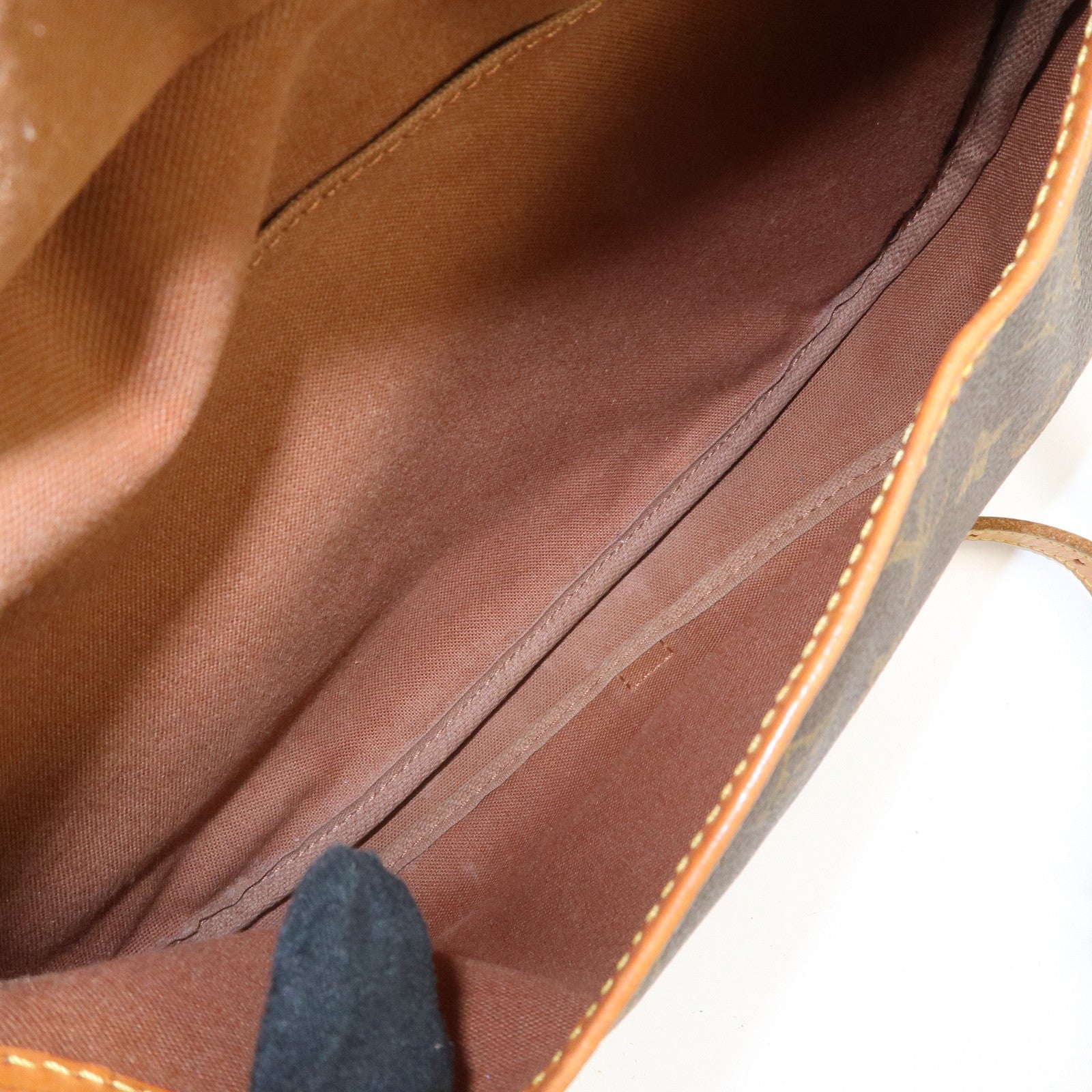 Louis Vuitton Monogram Saumur 30 Shoulder Bag Brown M42256