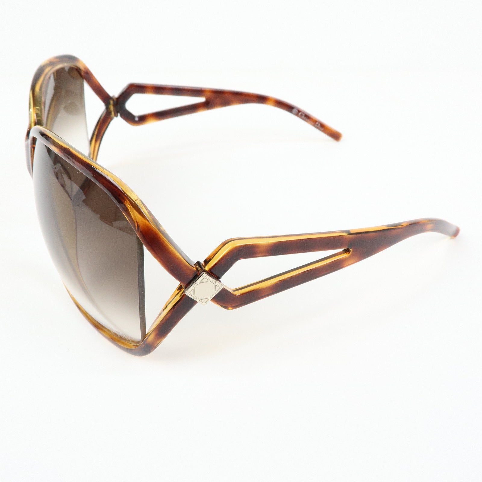 Christian Dior Canage Madrague Plastic Sunglasses Brown 64□16 120