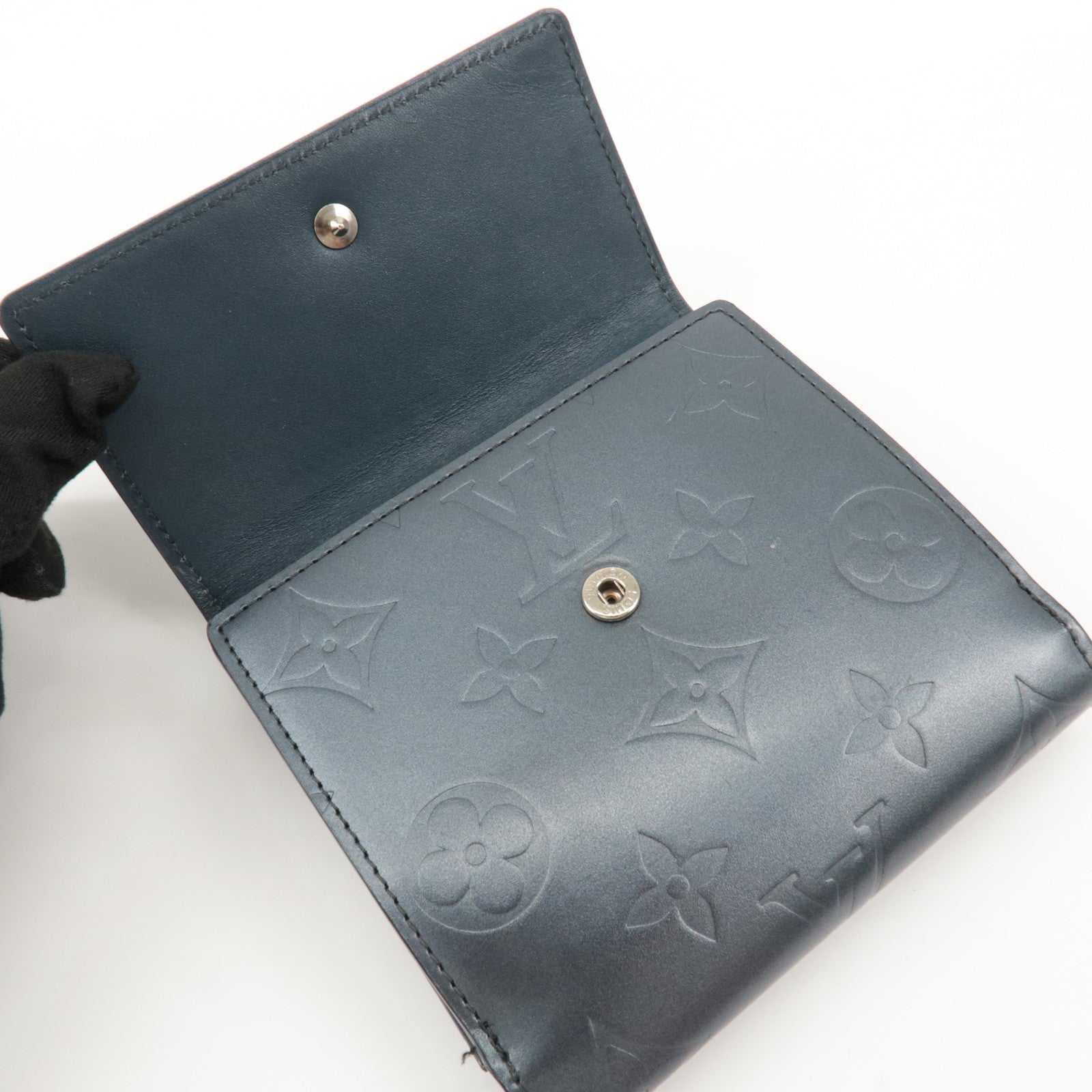 Louis Vuitton Monogram Matte Porte Monnaie Billets Credit M65115 Used