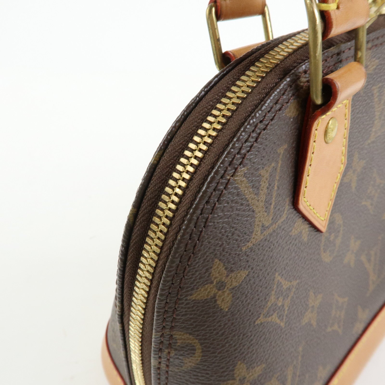 Louis Vuitton Monogram Alma BB 2Way Bag New Style Brown M46990