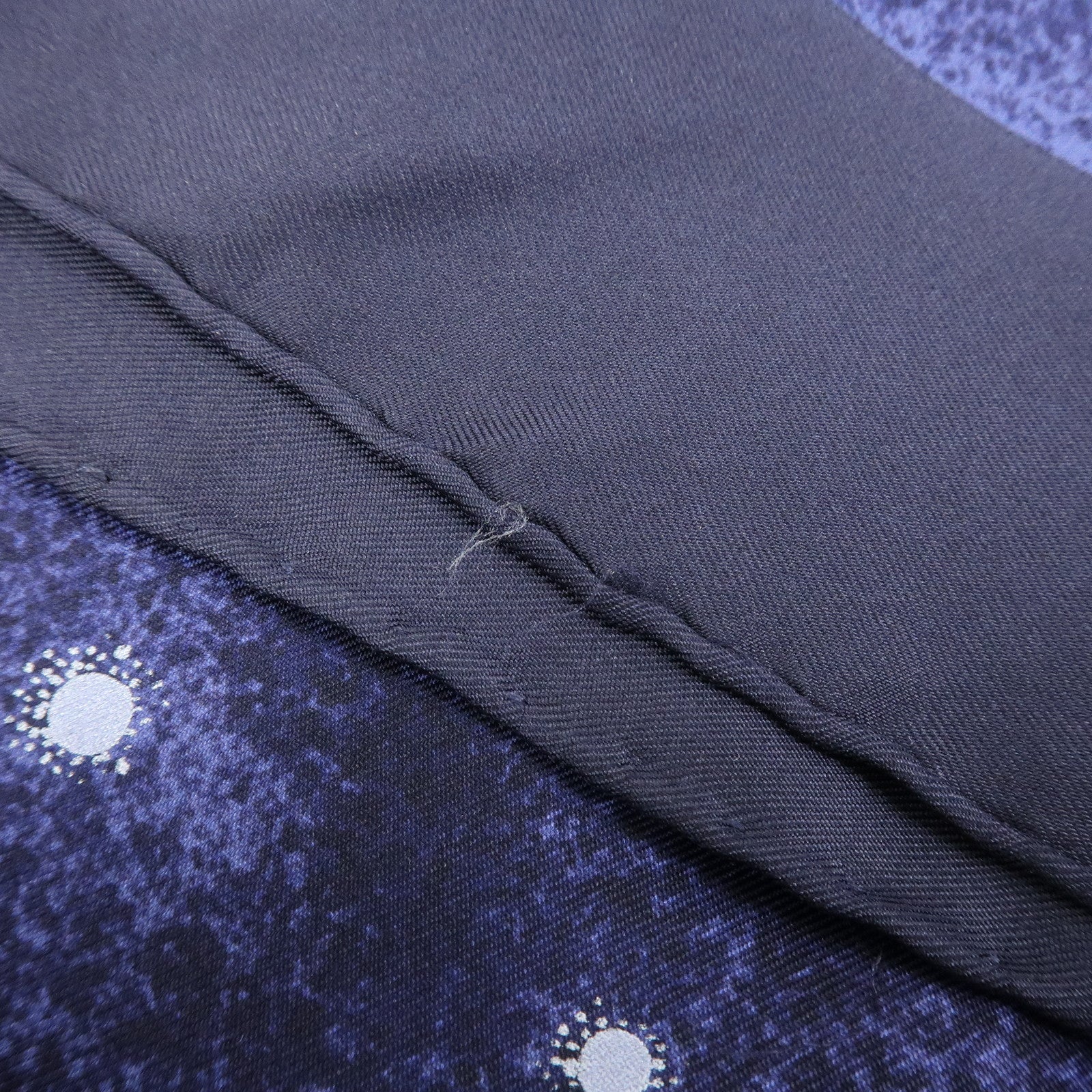 HERMES Carre 90 Silk 100% LA VOIE LACTEE Scarf Navy