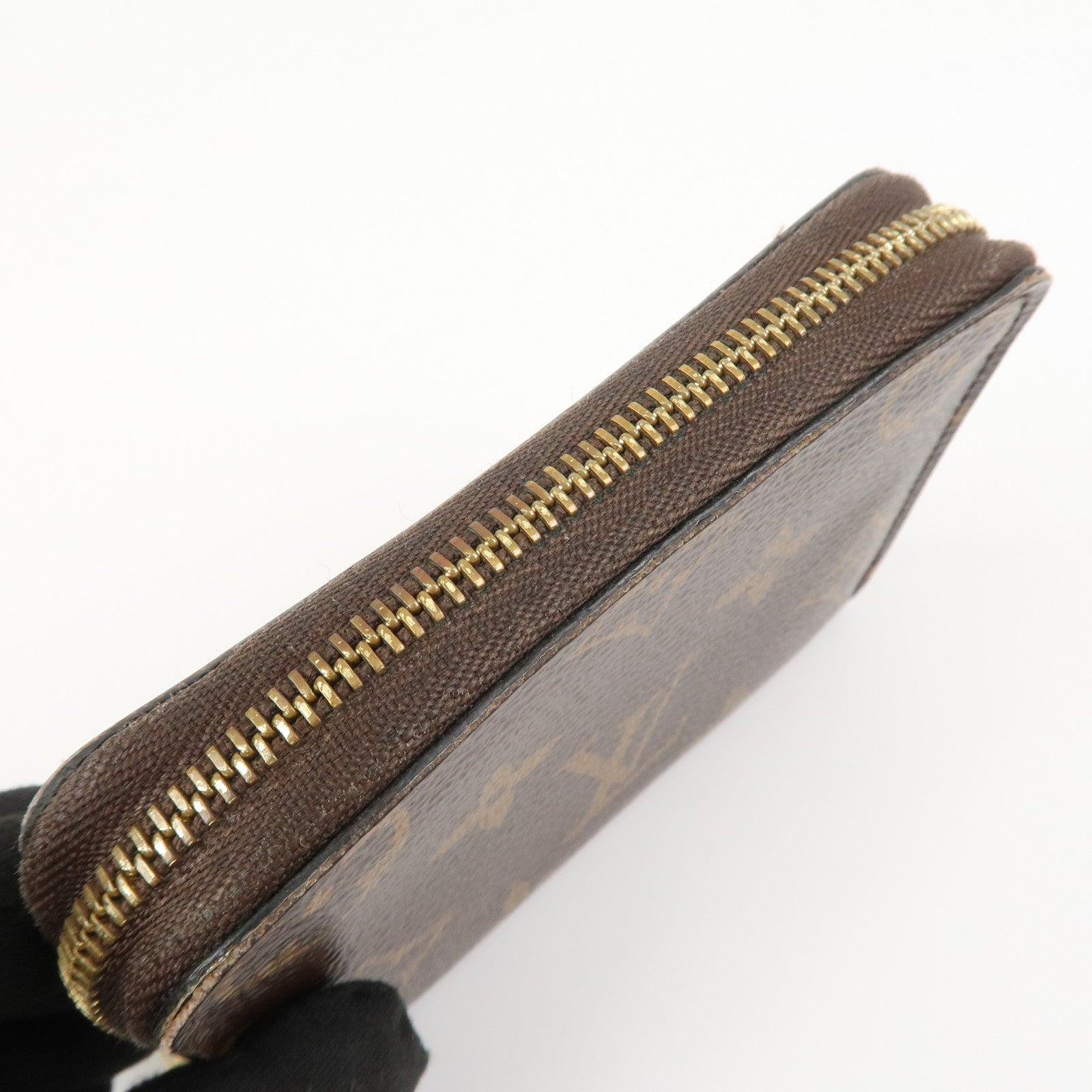 Louis Vuitton Monogram Canvas Zippy Coin Purse Wallet Brown M60067