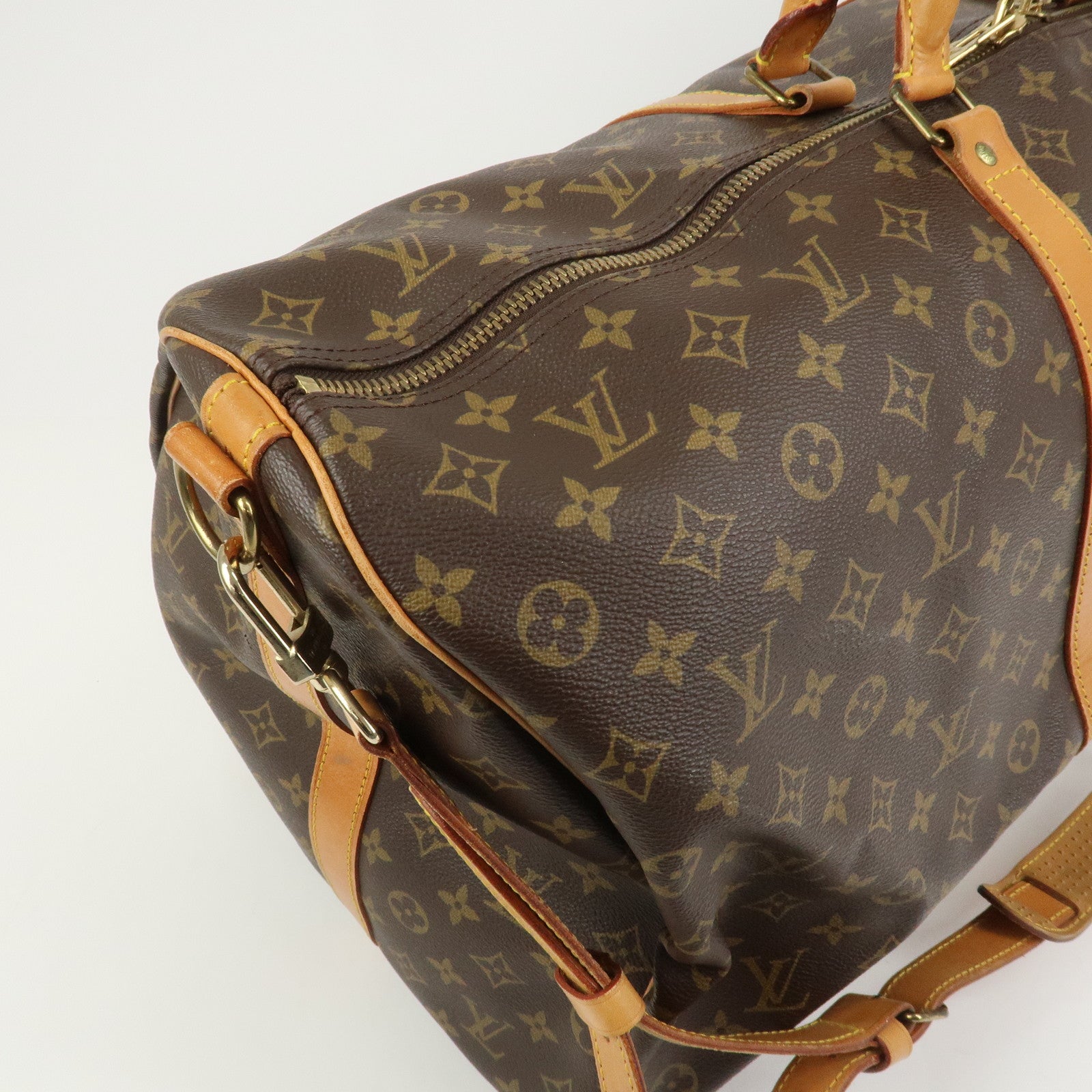 Louis Vuitton Monogram Keep All Bandouliere 60 Boston Bag M41412