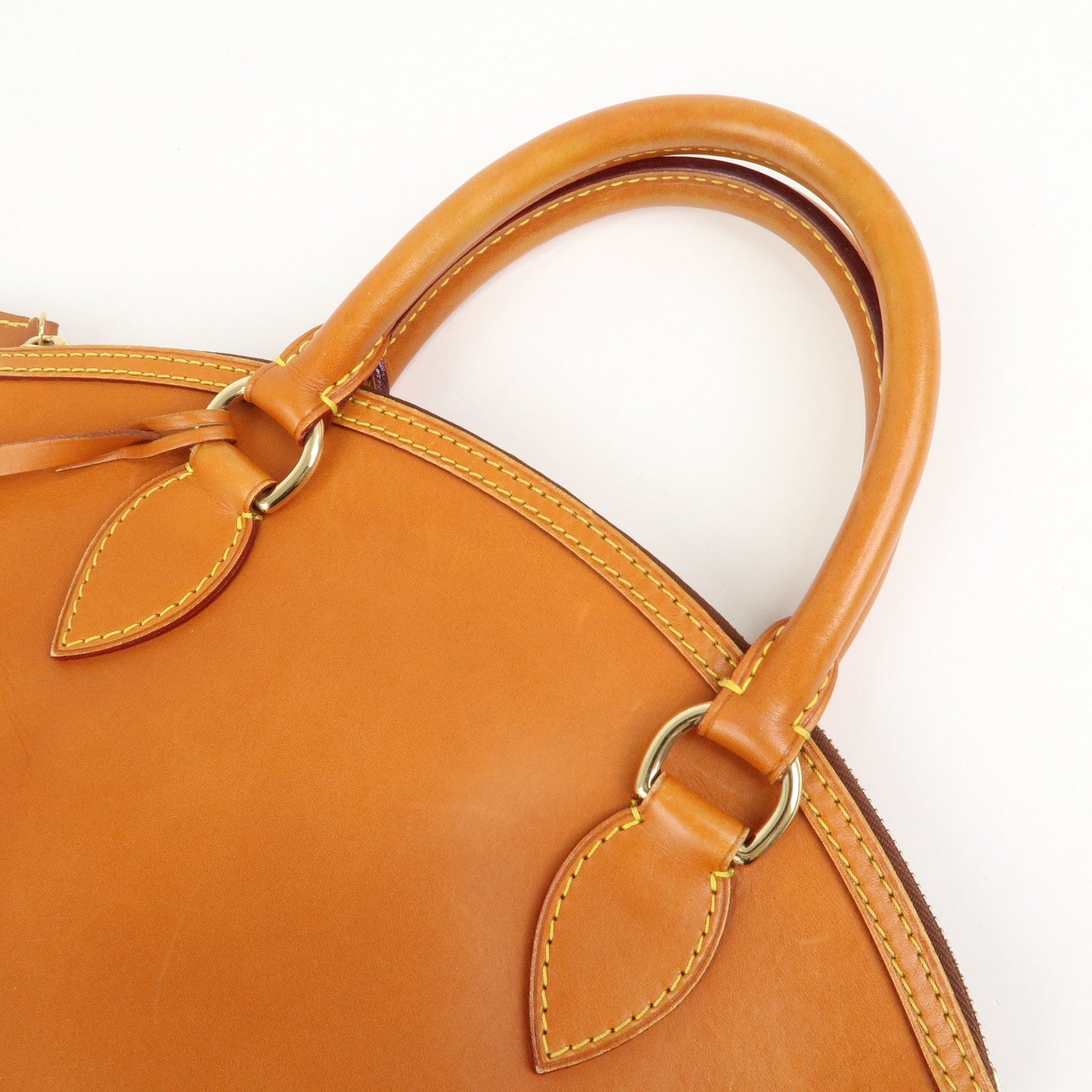 Louis Vuitton Lockit Nomade Leather Hand Bag Caramel Brown M85388