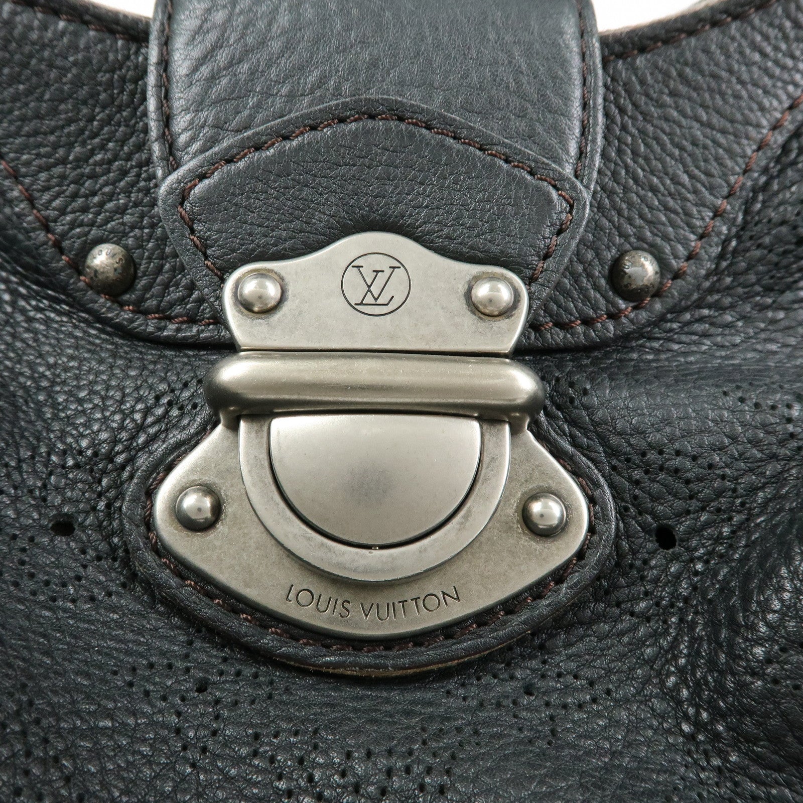 Louis Vuitton Monogram Mahina Solar PM Shoulder Bag Noir M93127