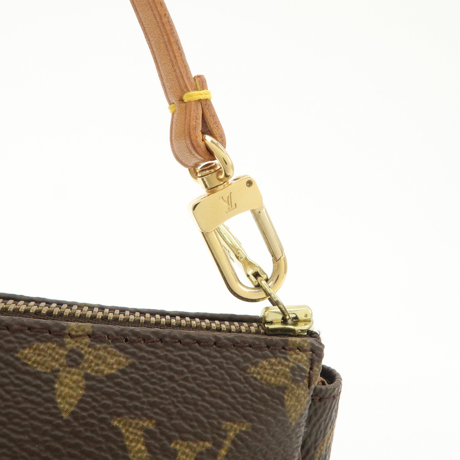 Louis Vuitton Monogram Pochette Accessoires Hand Bag Brown M51980