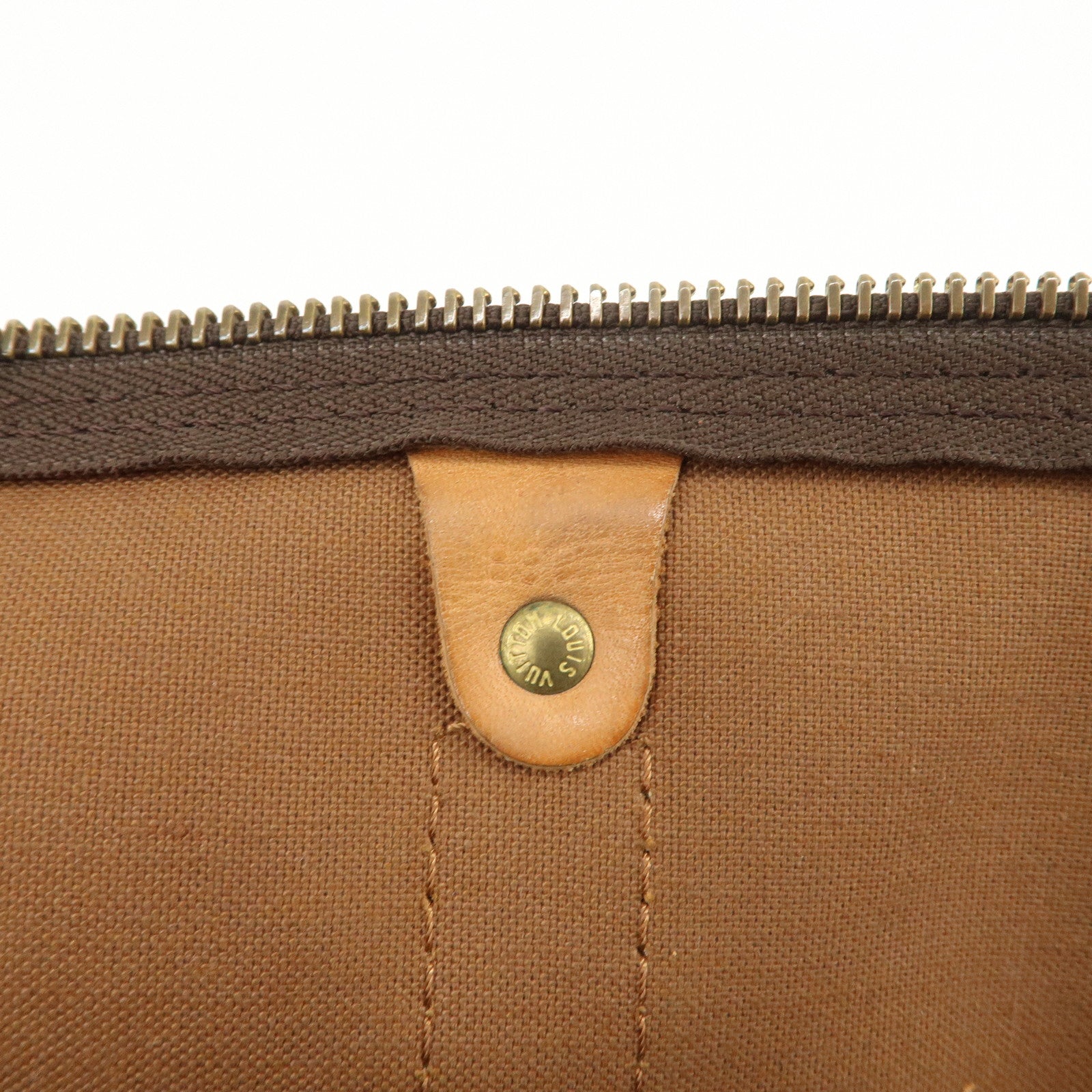 Louis Vuitton Monogram Keep All 55 Boston Bag Brown M41424