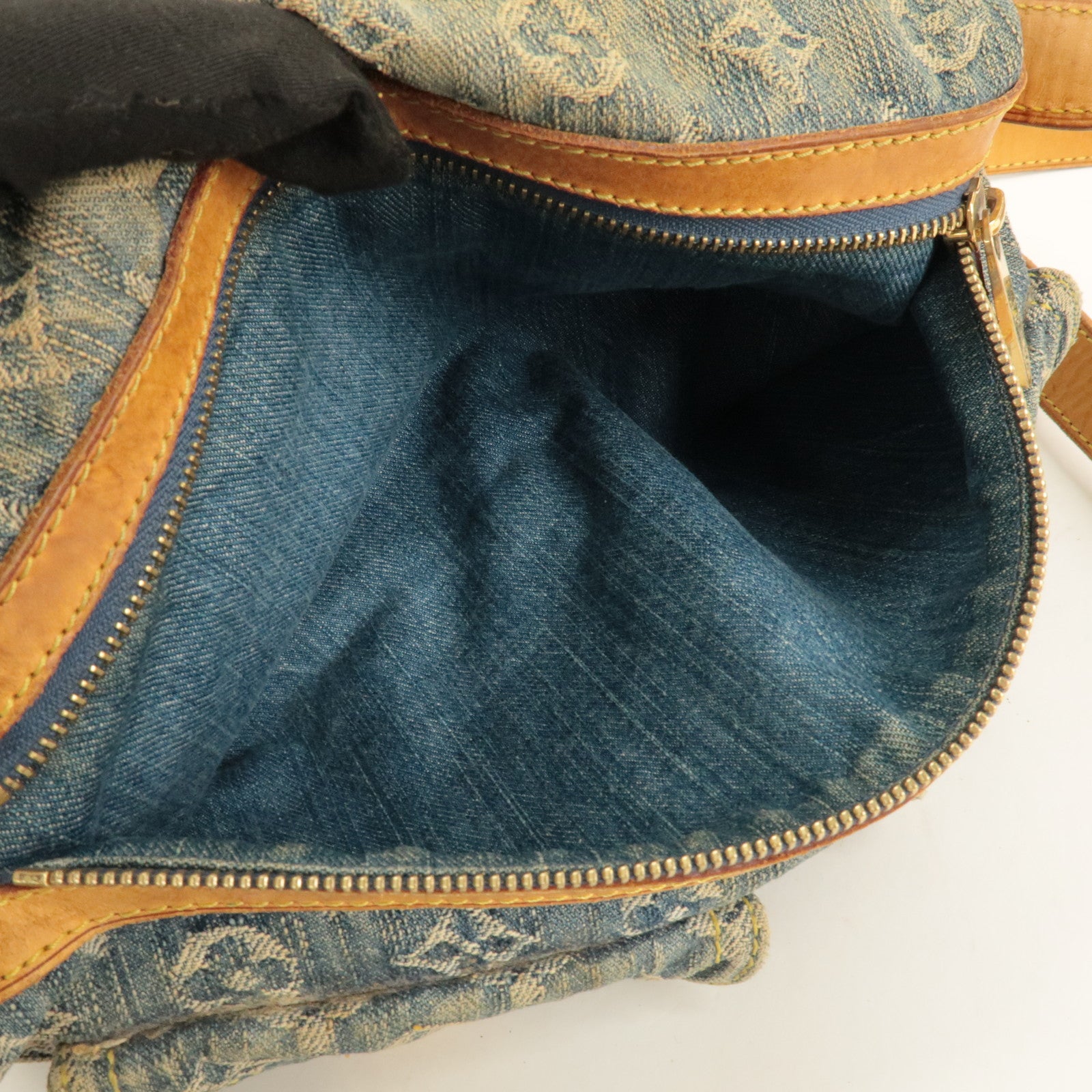 Louis Vuitton Monogram Denim Baggy PM 2Way Shoulder Bag M95049