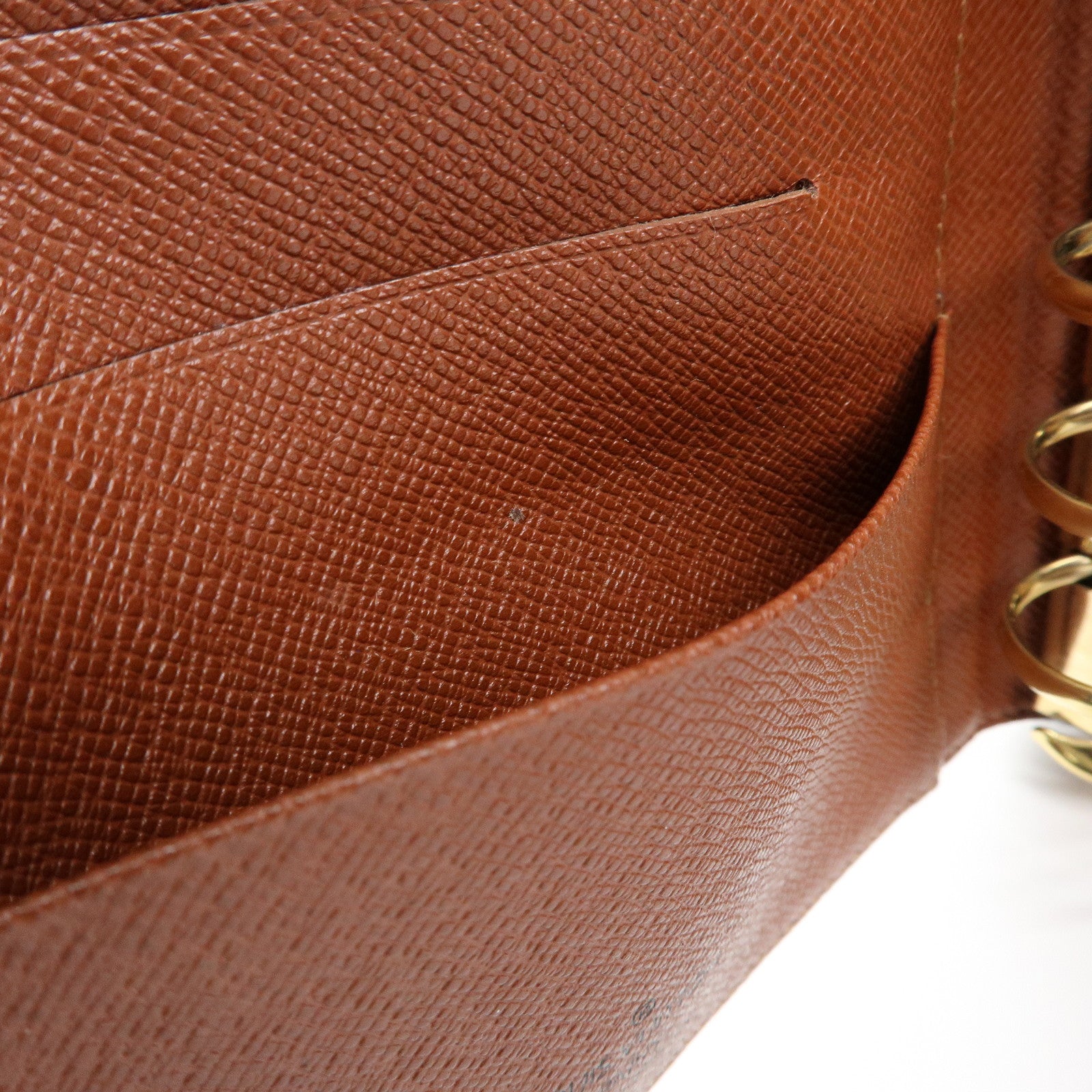 Louis Vuitton Monogram Agenda MM Planner Cover Brown R20105