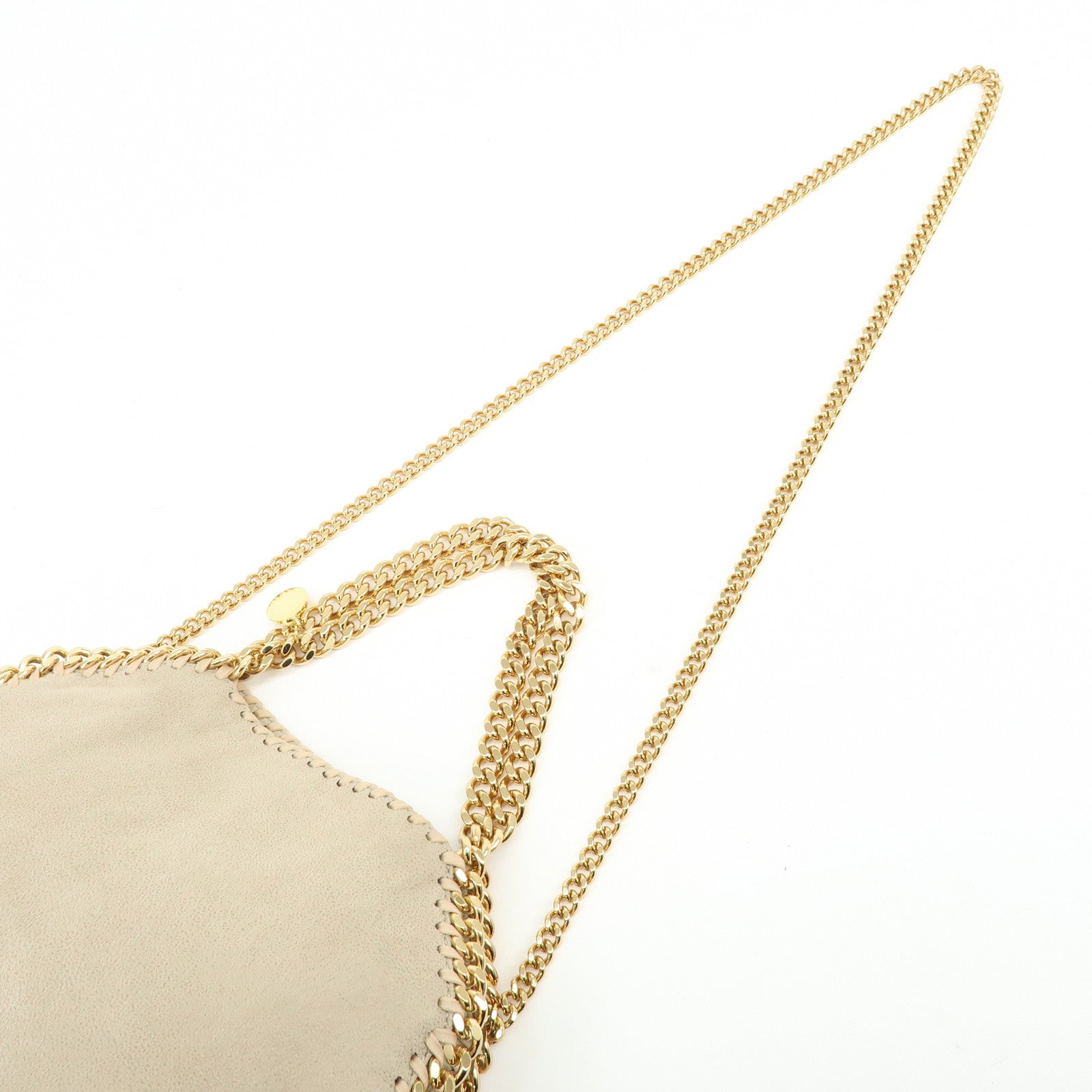 STELLA MCCARTNEY Polyester Shoulder Bag Crossbody Bag Beige