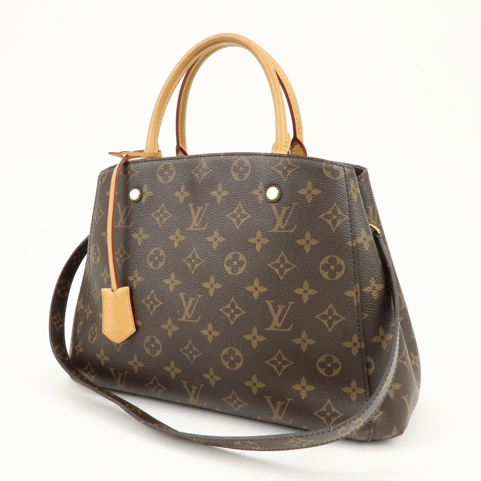 Louis Vuitton Monogram Montaigne MM 2Way Bag Hand Bag M41056