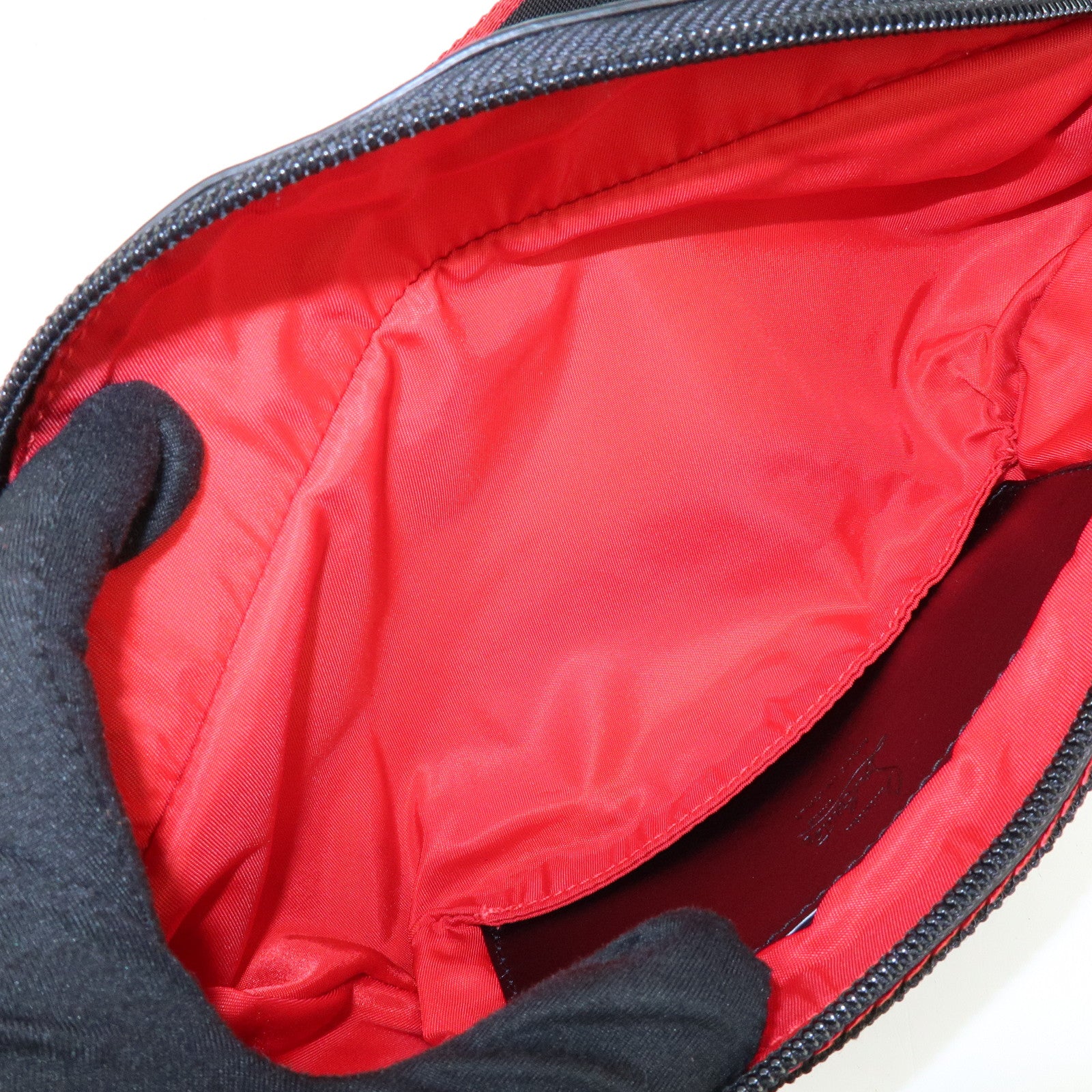 Christian Louboutin Paris New York City Nylon Canvas Waist Bag