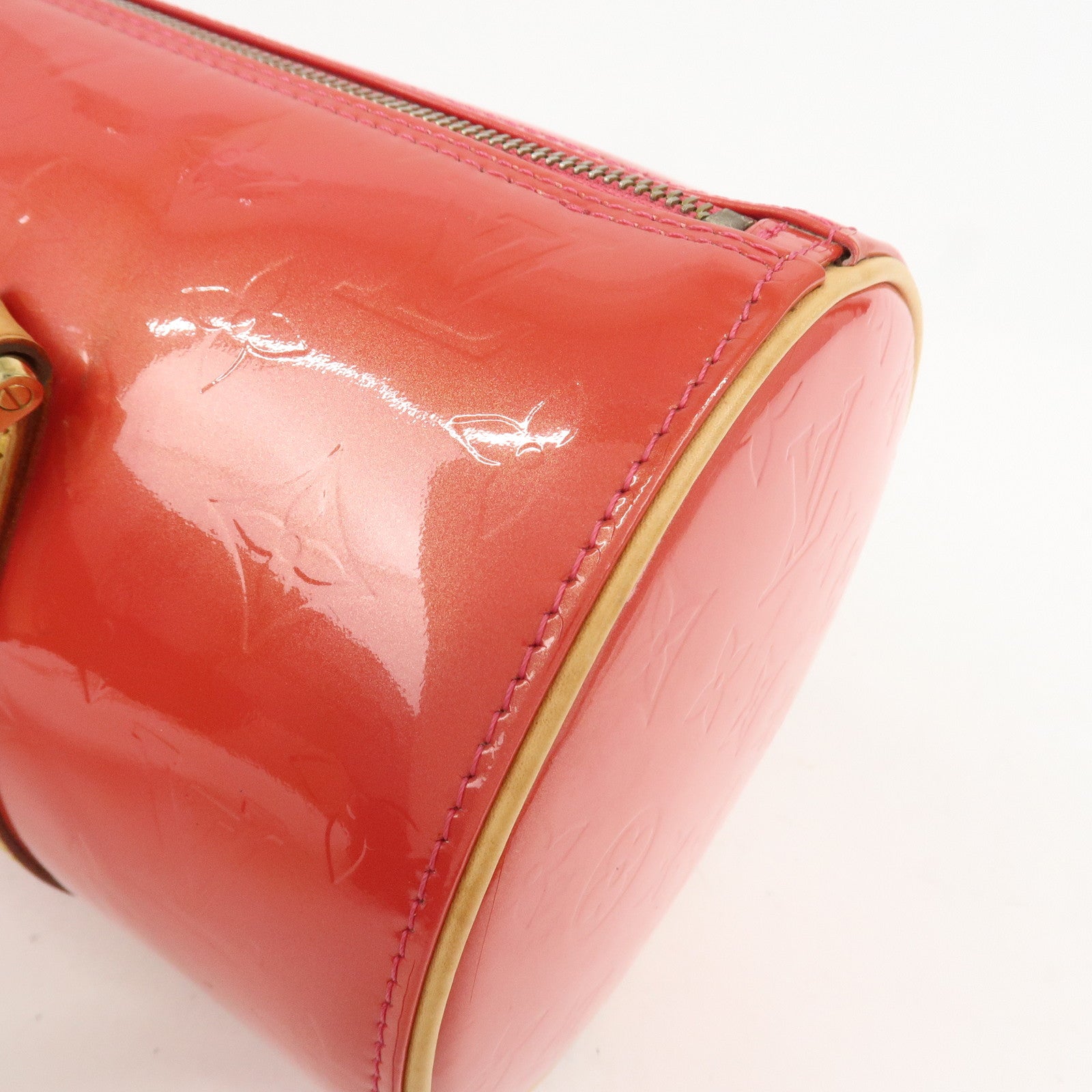 Louis Vuitton Monogram Vernis Leather Bedford Shoulder Hand Bag Framboise M9133F