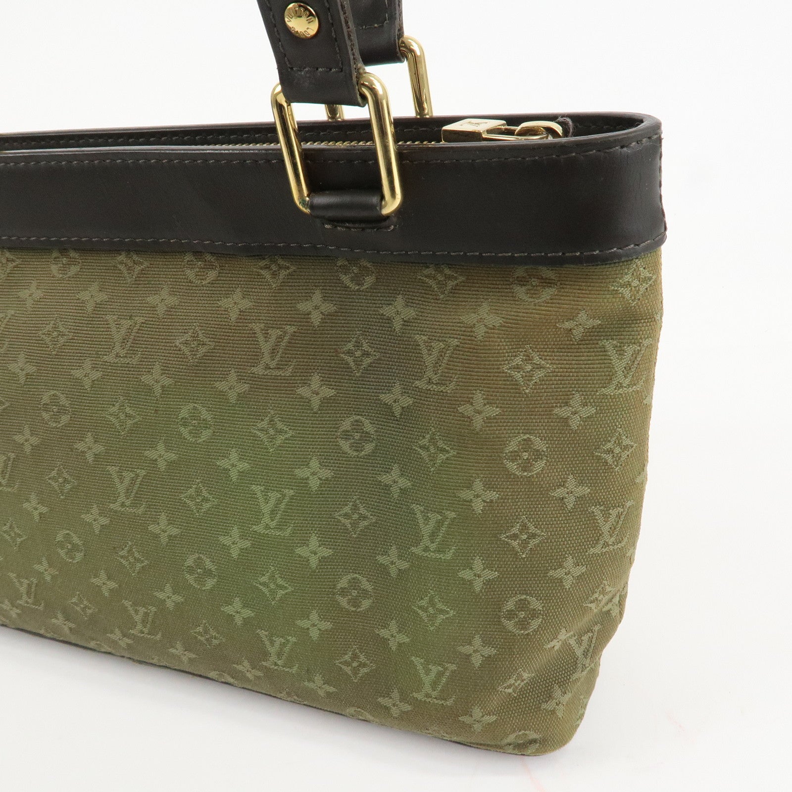 Louis Vuitton Monogram Mini Lucille PM Hand Bag TST Khaki M92682 Used