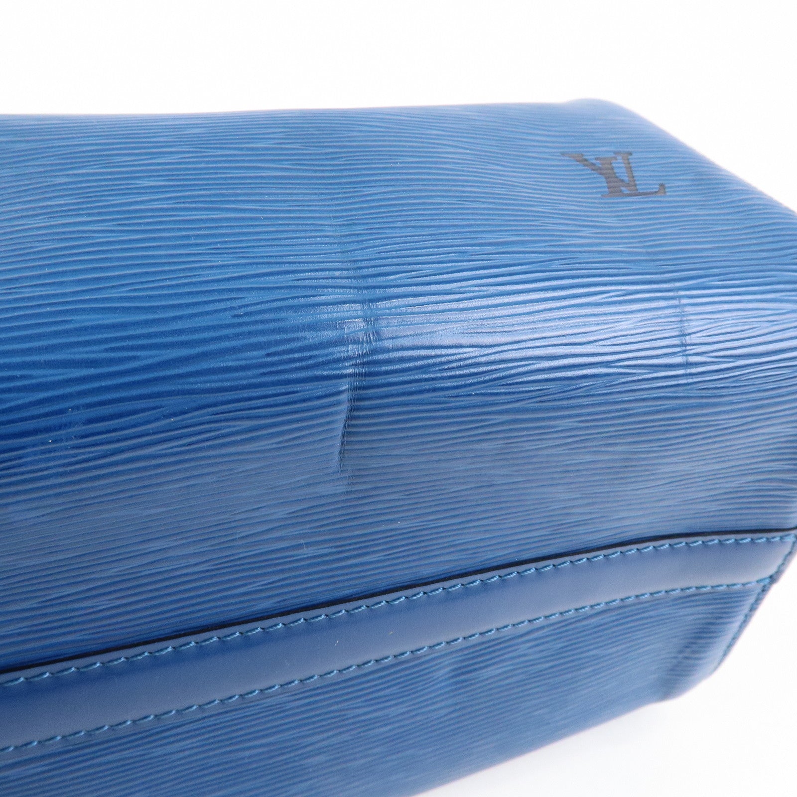Louis Vuitton Epi Speedy 25 Hand Bag Boston Bag Blue M43015 Used