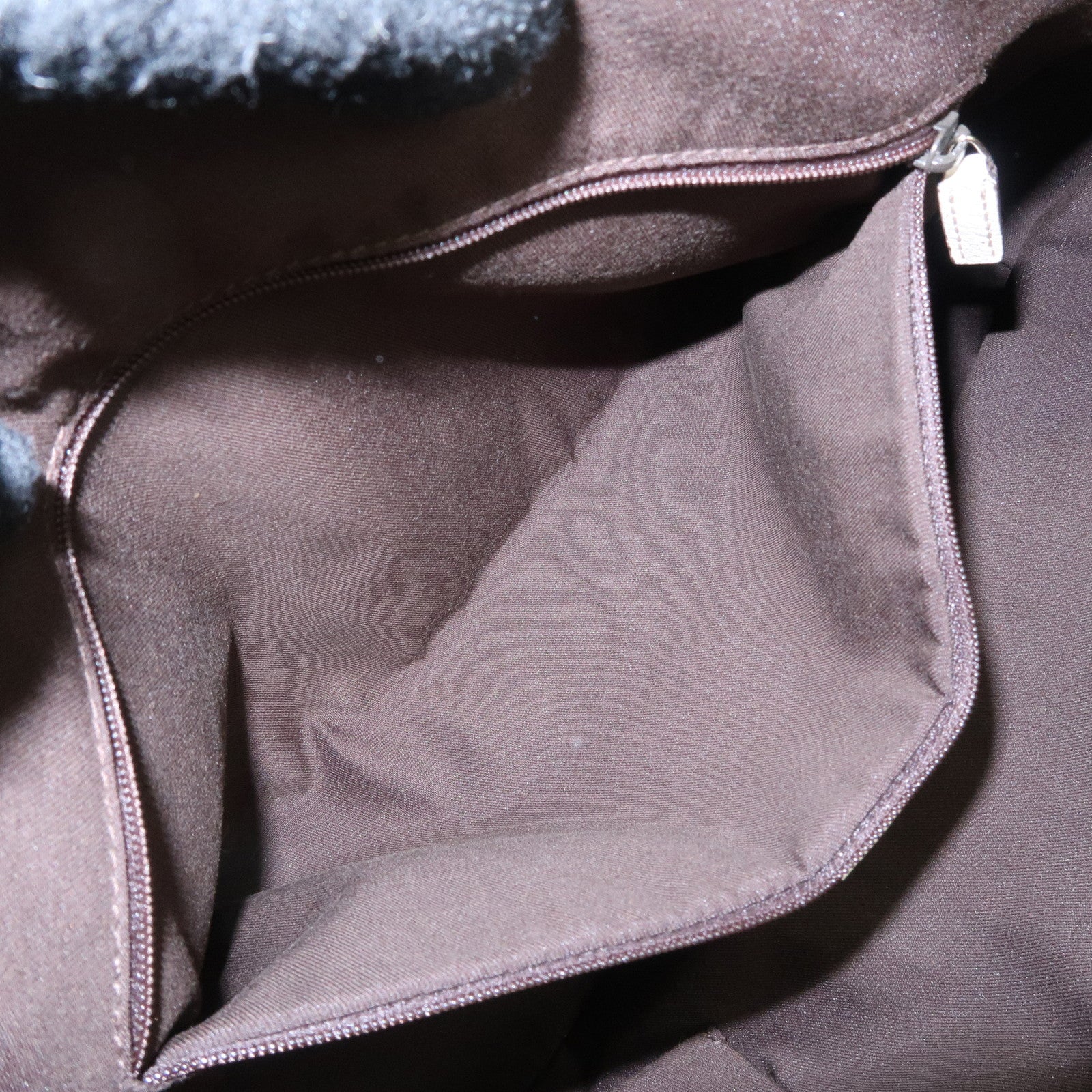 GUCCI Princy Sherry GG Canvas Leather Tote Bag Beige Ivory 177052 Used