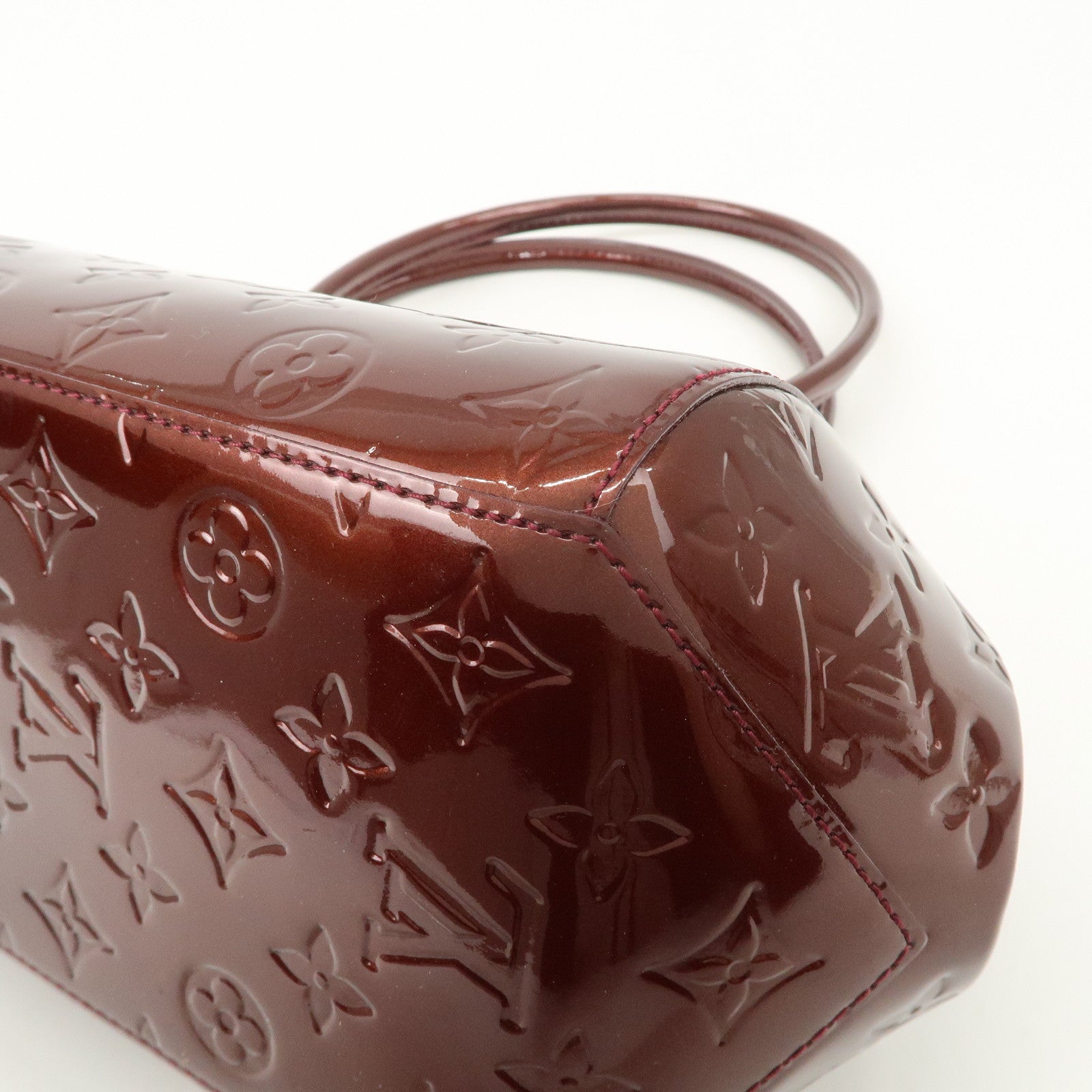 Louis Vuitton Monogram Vernis Sherwood PM Rouge Forvist M91492 Used